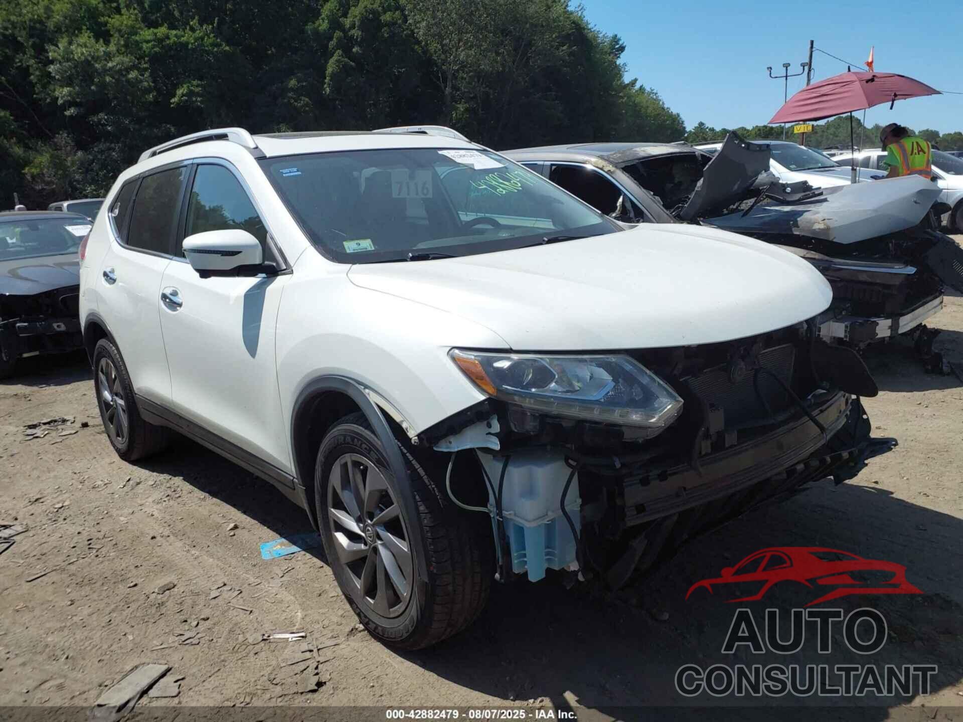 NISSAN ROGUE 2016 - 5N1AT2MV5GC794477