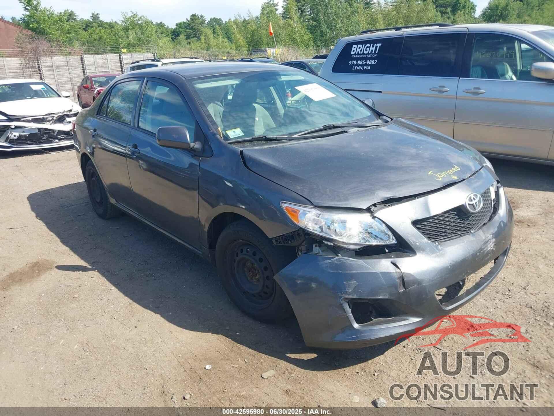 TOYOTA COROLLA 2009 - 2T1BU40E19C181712