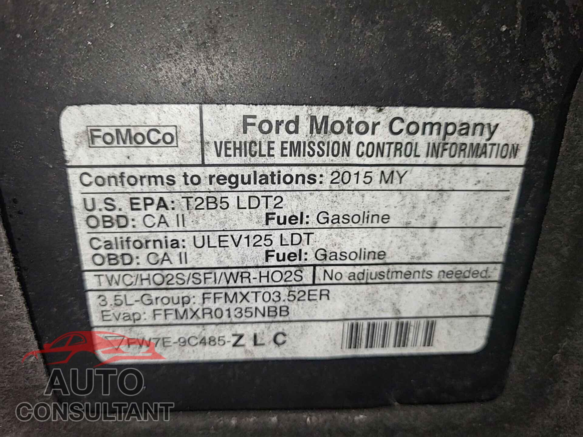 FORD EDGE 2015 - 2FMTK4K89FBB48197
