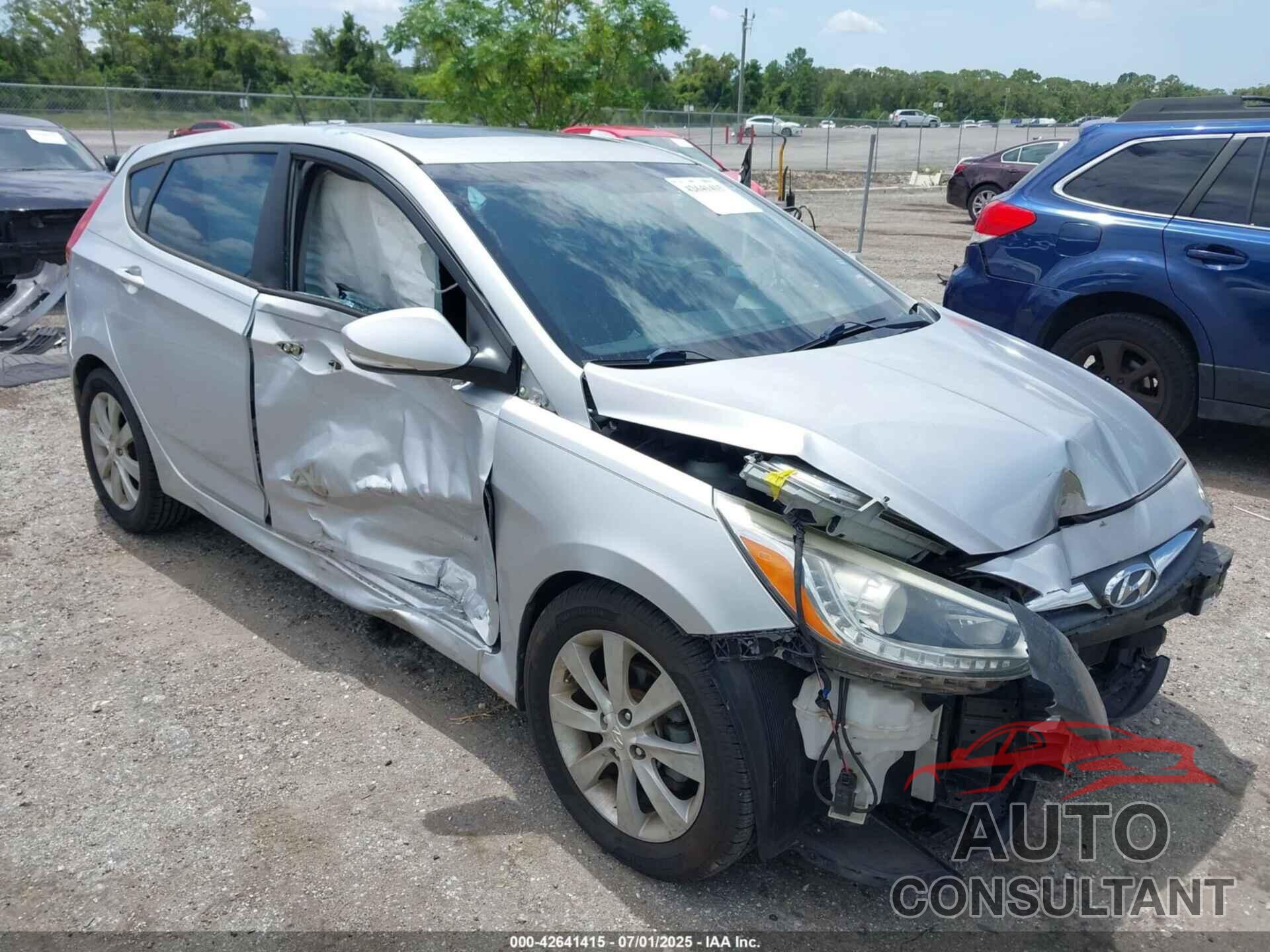 HYUNDAI ACCENT 2014 - KMHCU5AE4EU160659