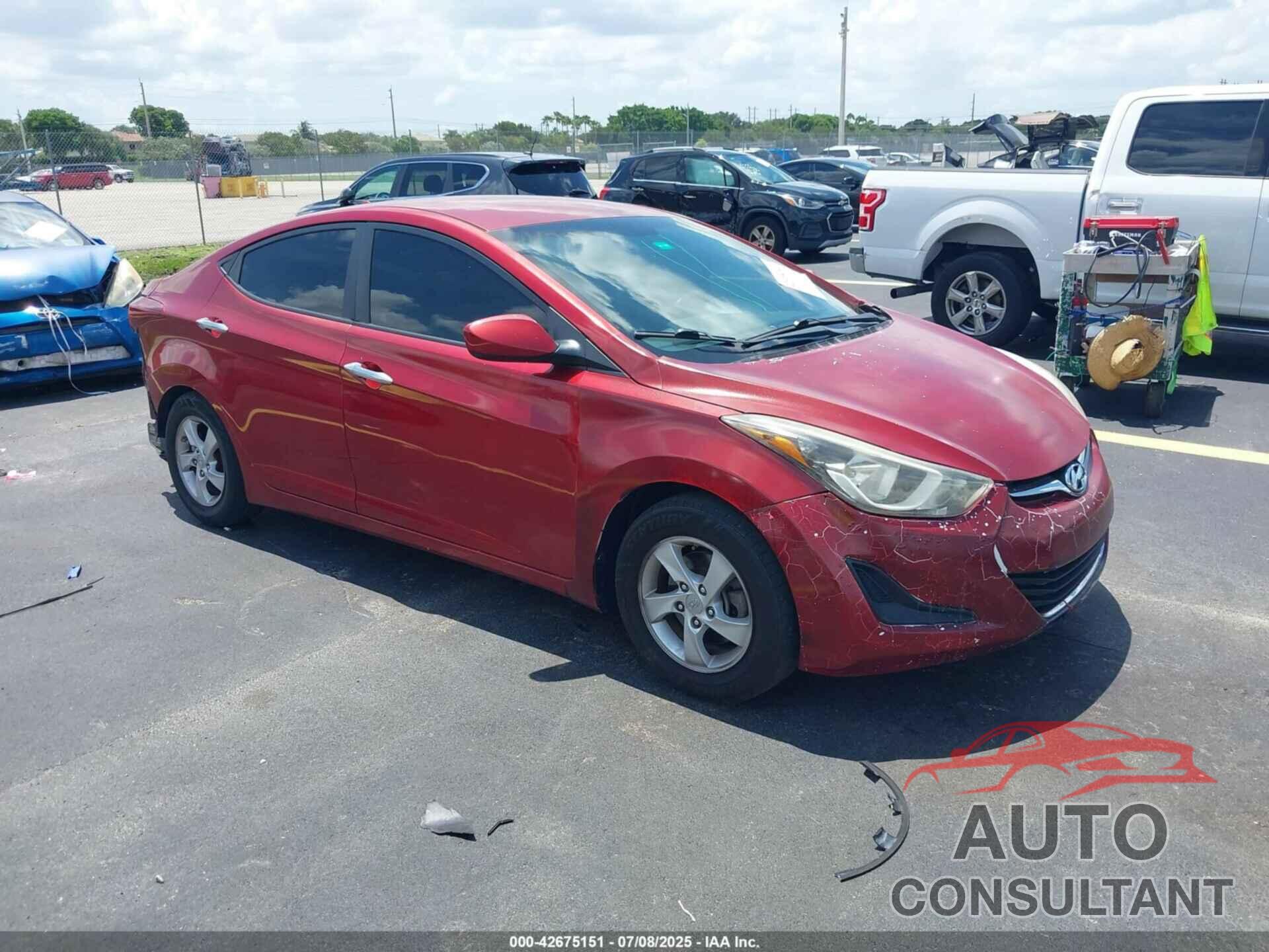 HYUNDAI ELANTRA 2014 - 5NPDH4AE7EH462643