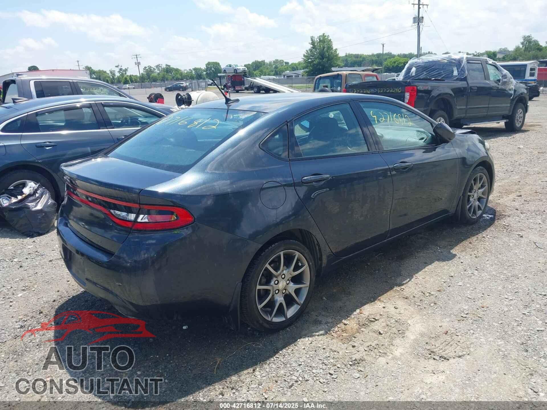 DODGE DART 2014 - 1C3CDFBB7ED902734