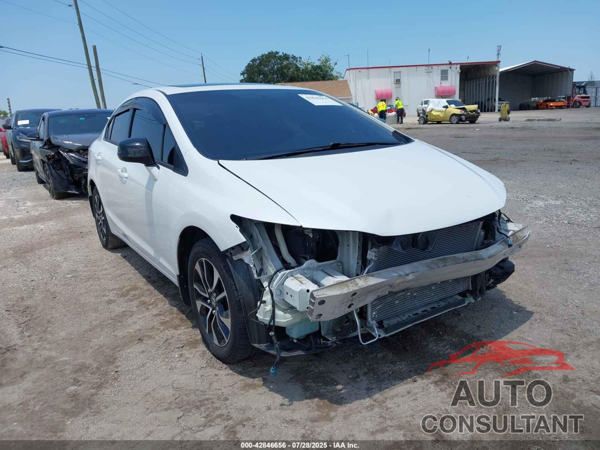 HONDA CIVIC 2013 - 19XFB2F91DE091587