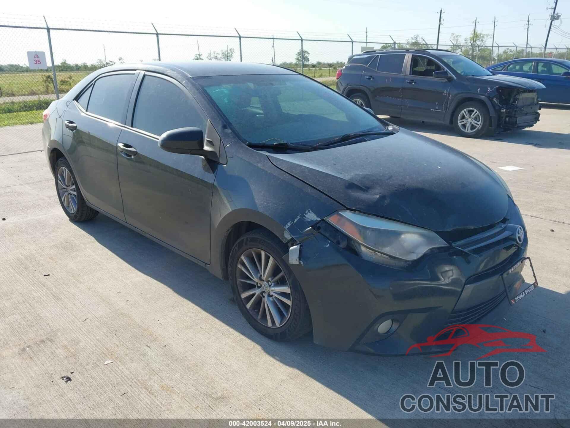 TOYOTA COROLLA 2015 - 5YFBURHE6FP272908