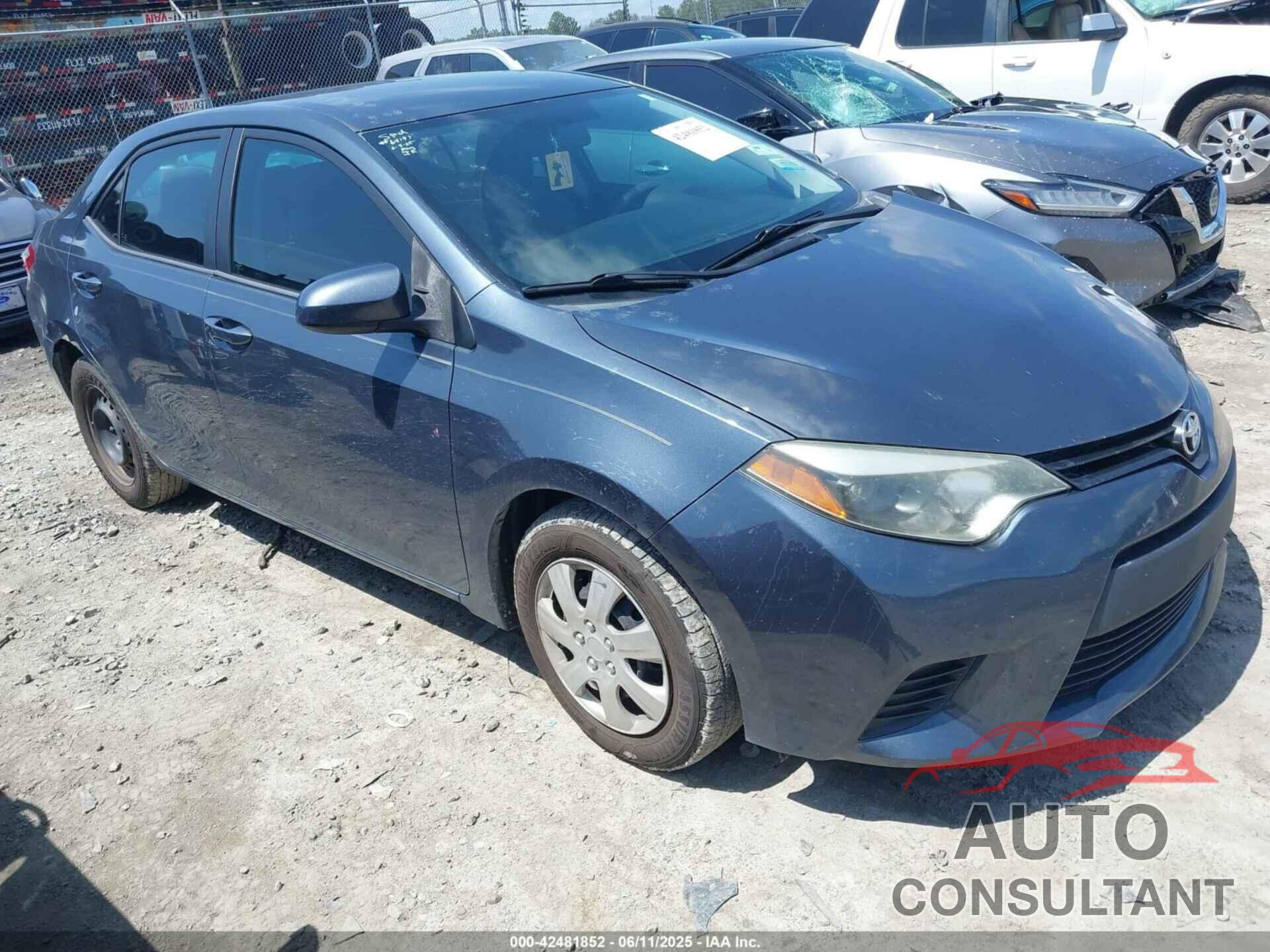 TOYOTA COROLLA 2015 - 2T1BURHE7FC392961