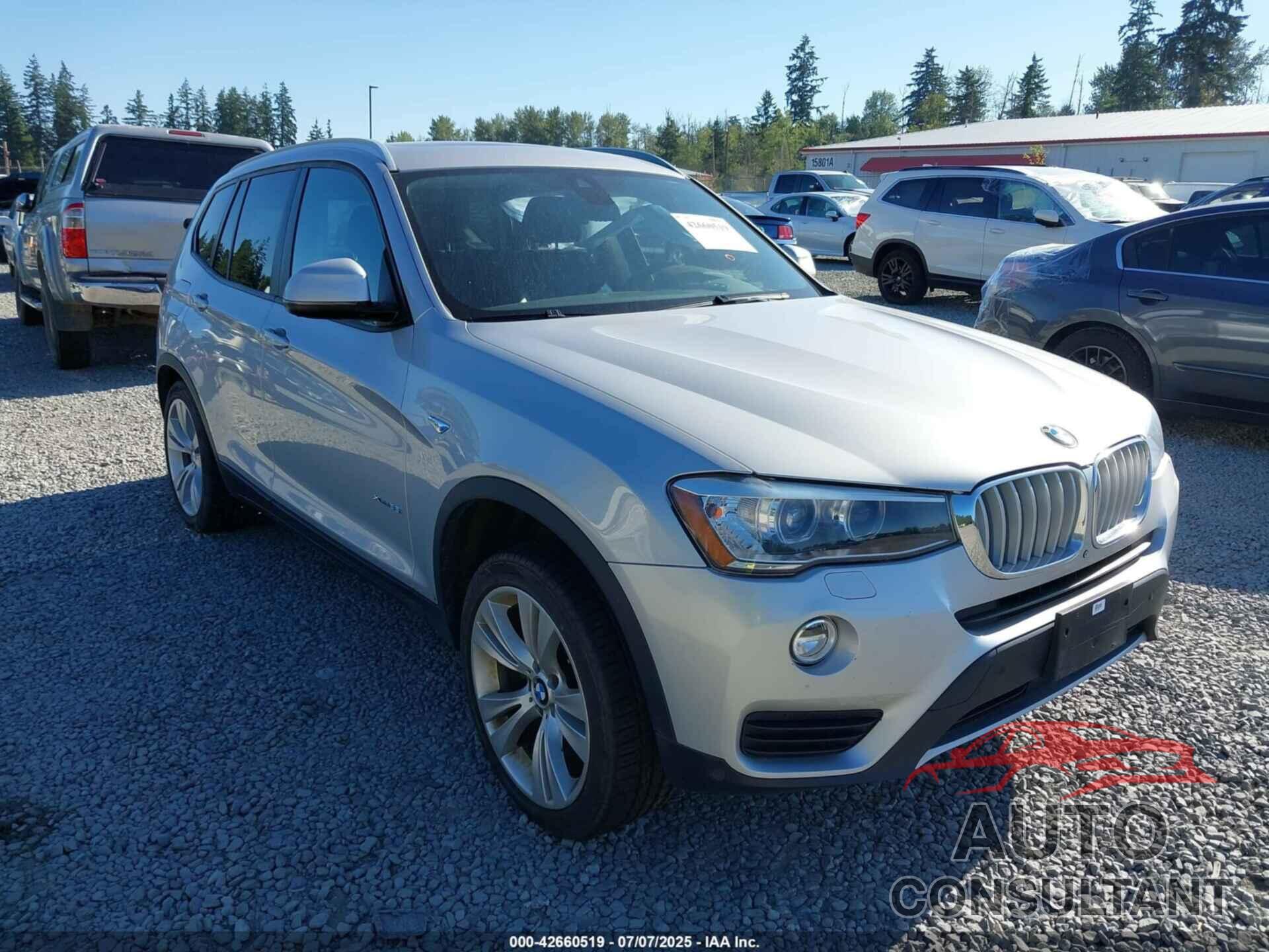 BMW X3 2016 - 5UXWX7C56G0K36733