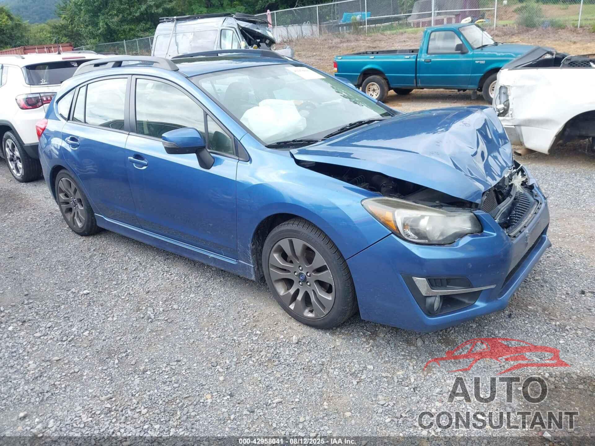 SUBARU IMPREZA 2016 - JF1GPAU60G8269373