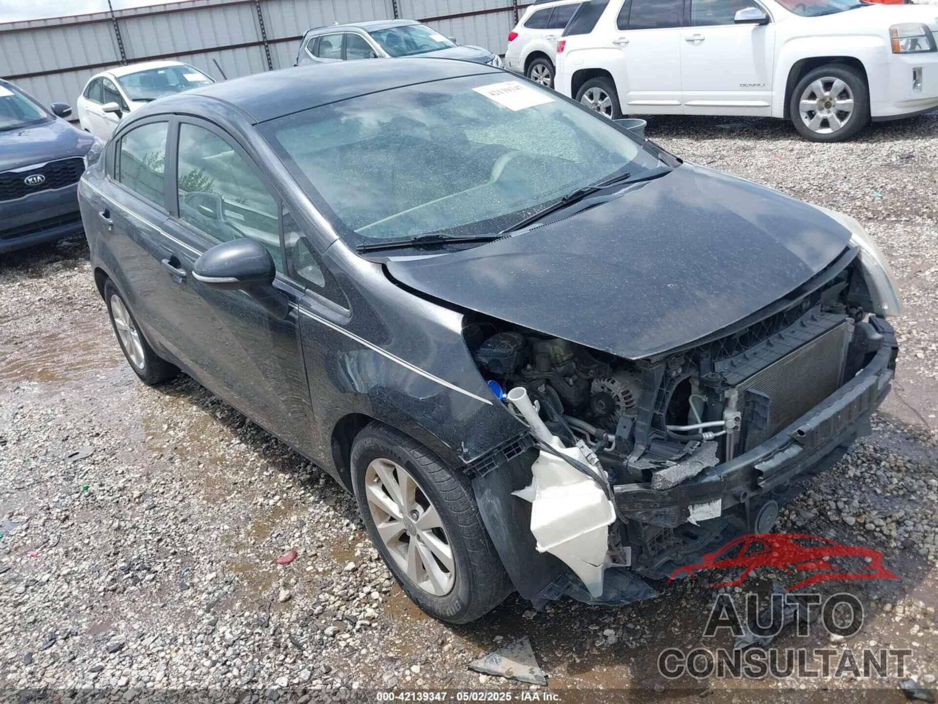 KIA RIO 2012 - KNADN4A38C6069553