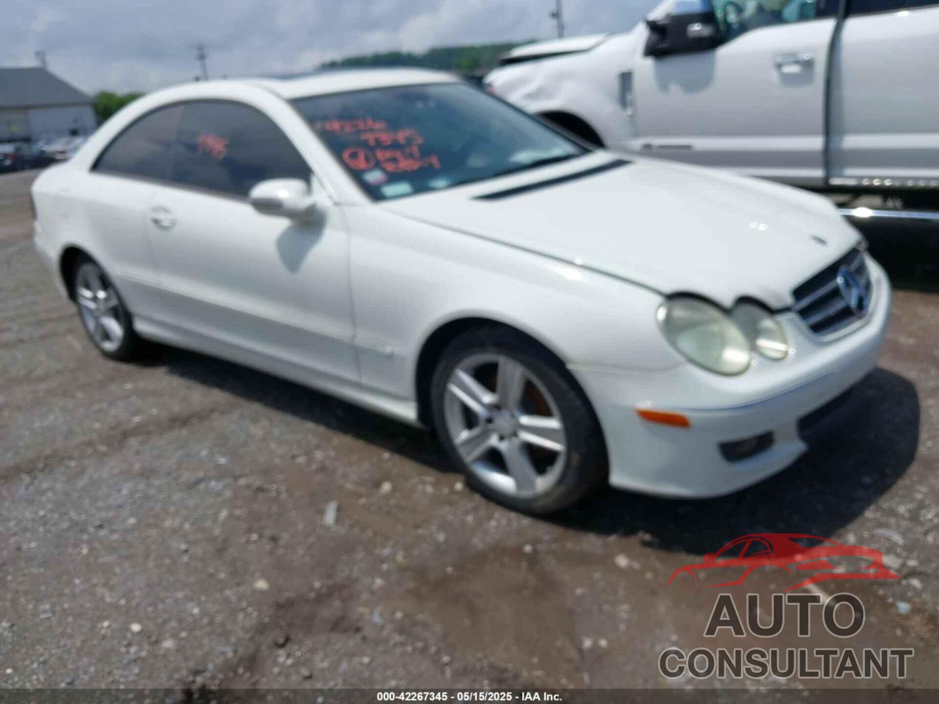 MERCEDES-BENZ CLK 350 2009 - WDBTJ56H89F262104