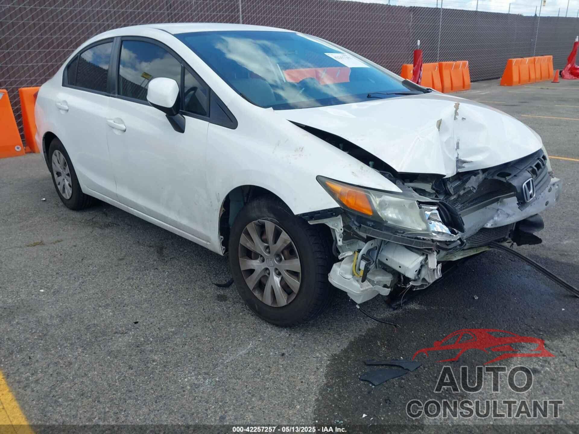 HONDA CIVIC 2012 - 2HGFB2F52CH595034