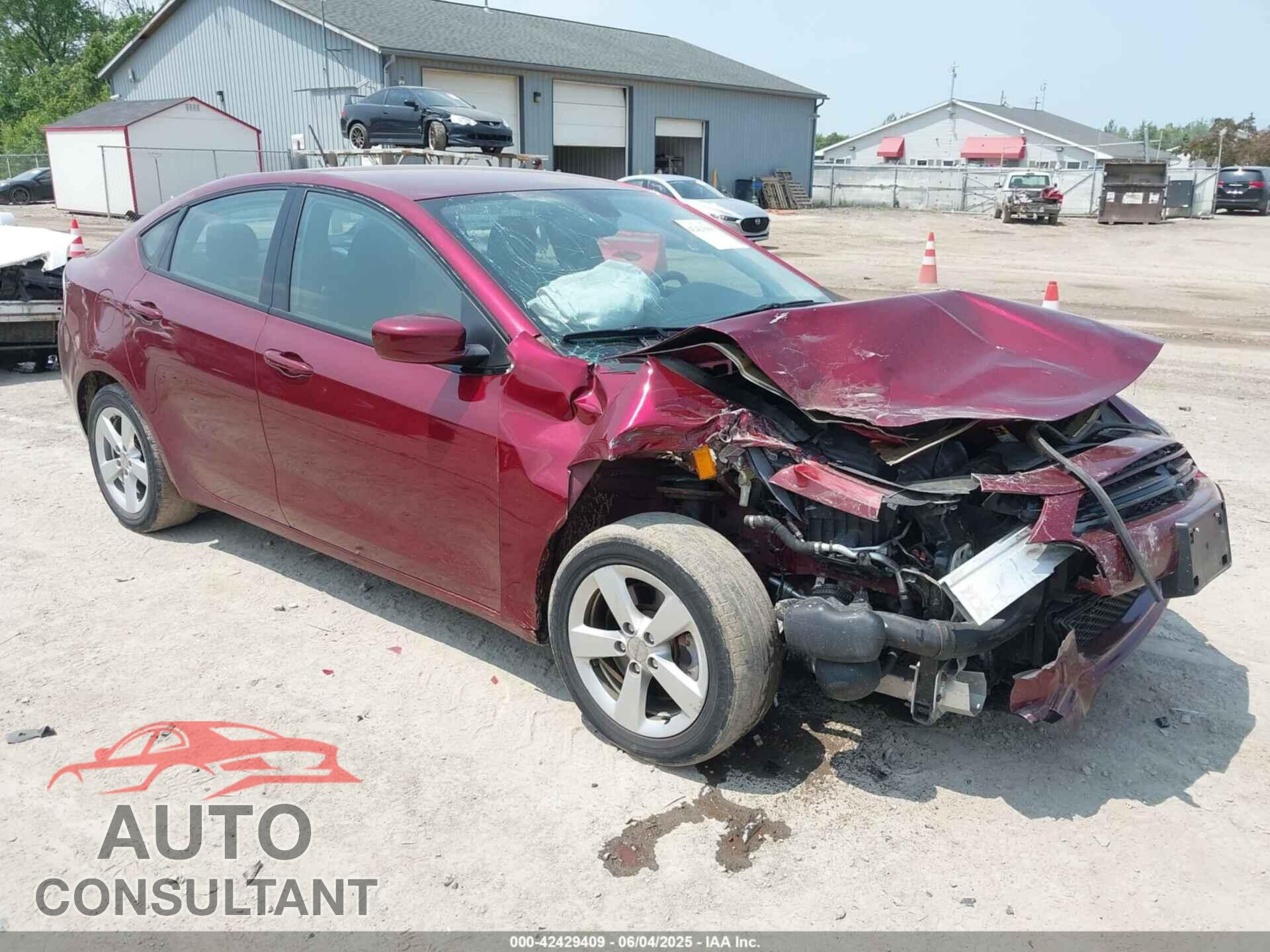 DODGE DART 2015 - 1C3CDFBB7FD238453