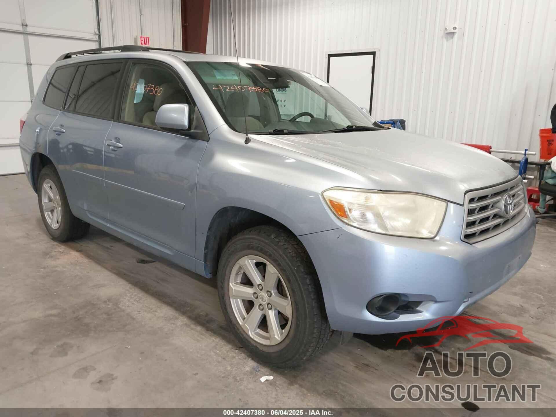 TOYOTA HIGHLANDER 2009 - JTEES41A692125192