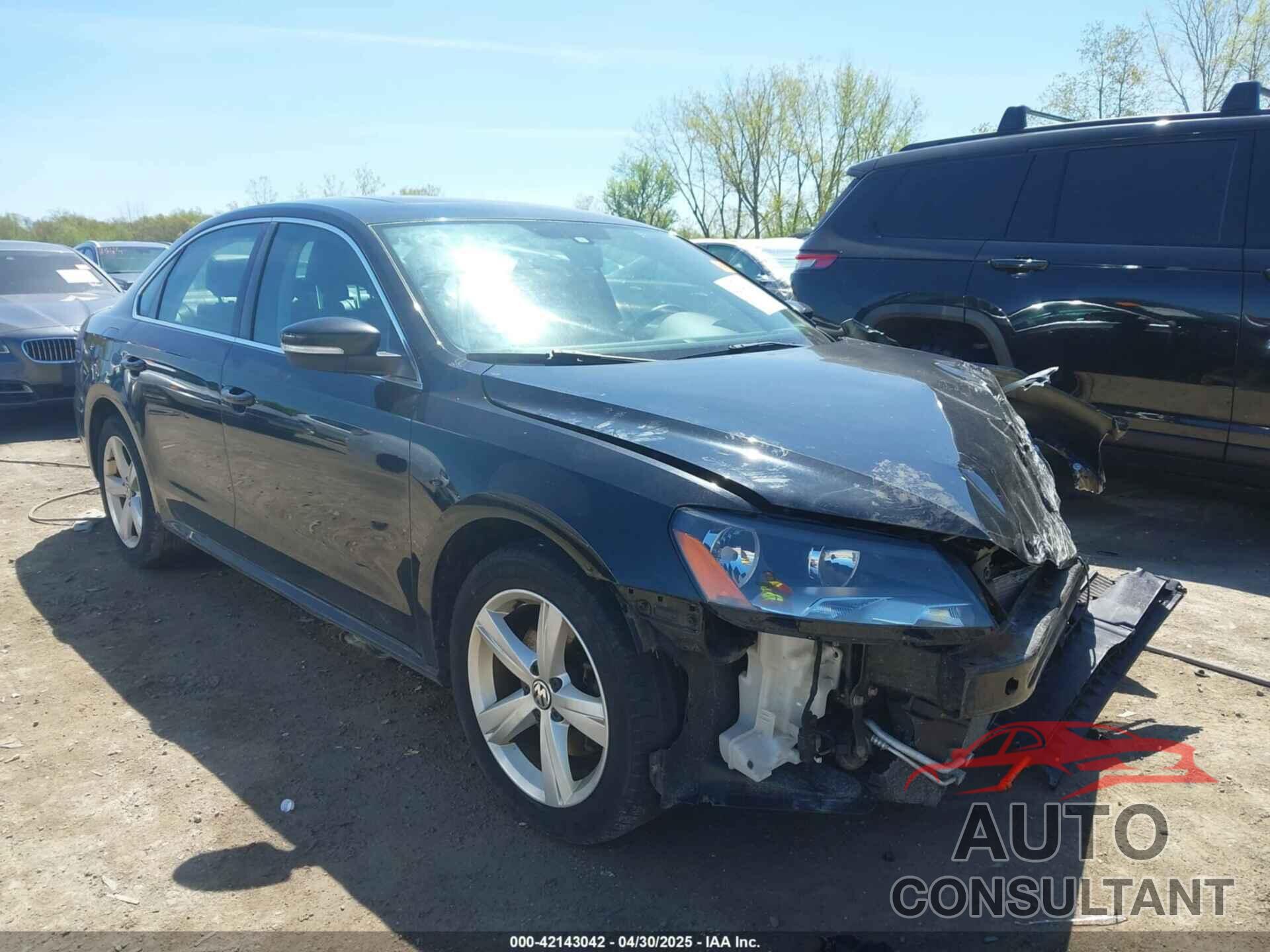 VOLKSWAGEN PASSAT 2013 - 1VWBP7A33DC076318