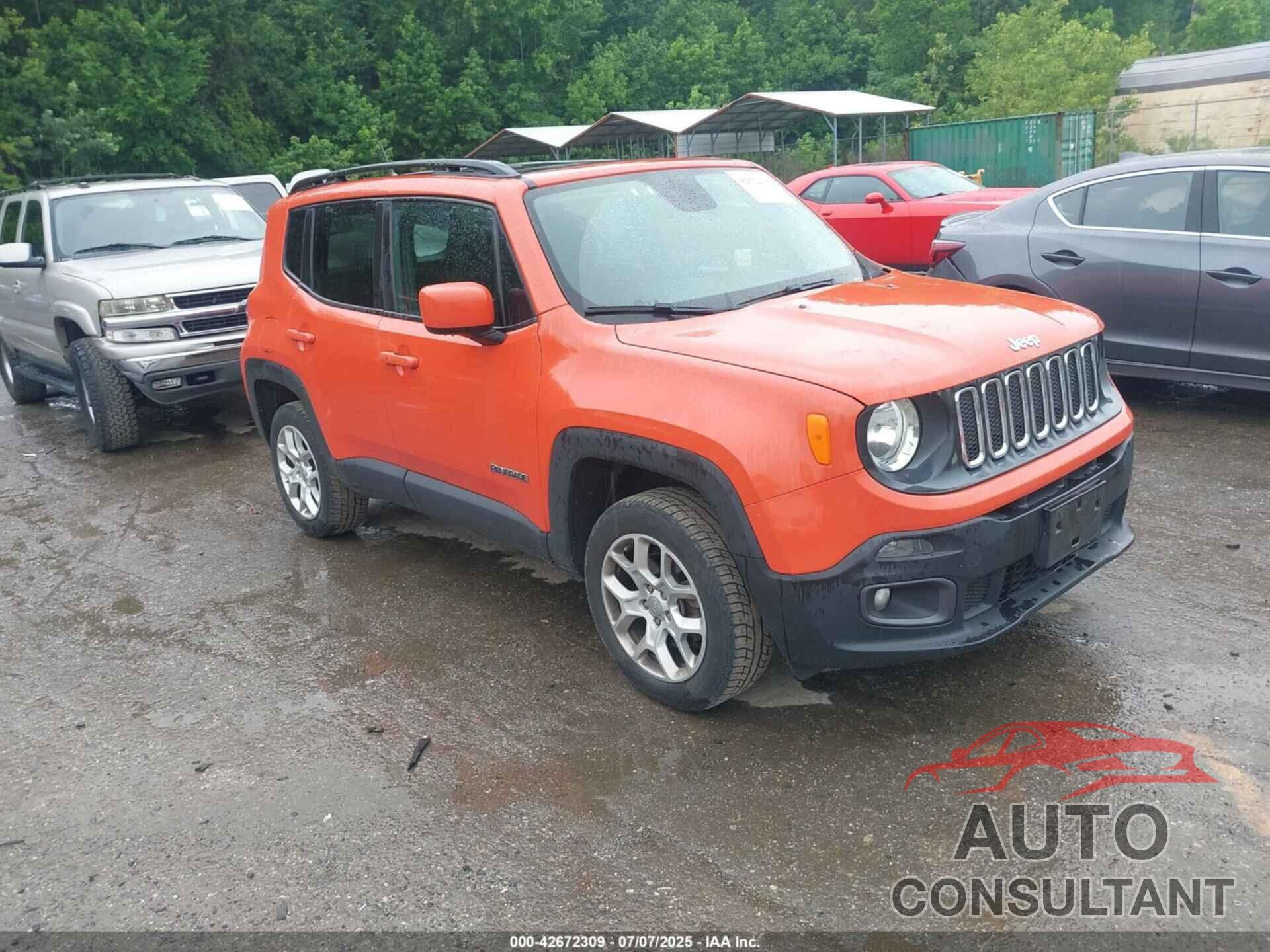 JEEP RENEGADE 2016 - ZACCJBBT4GPD27194