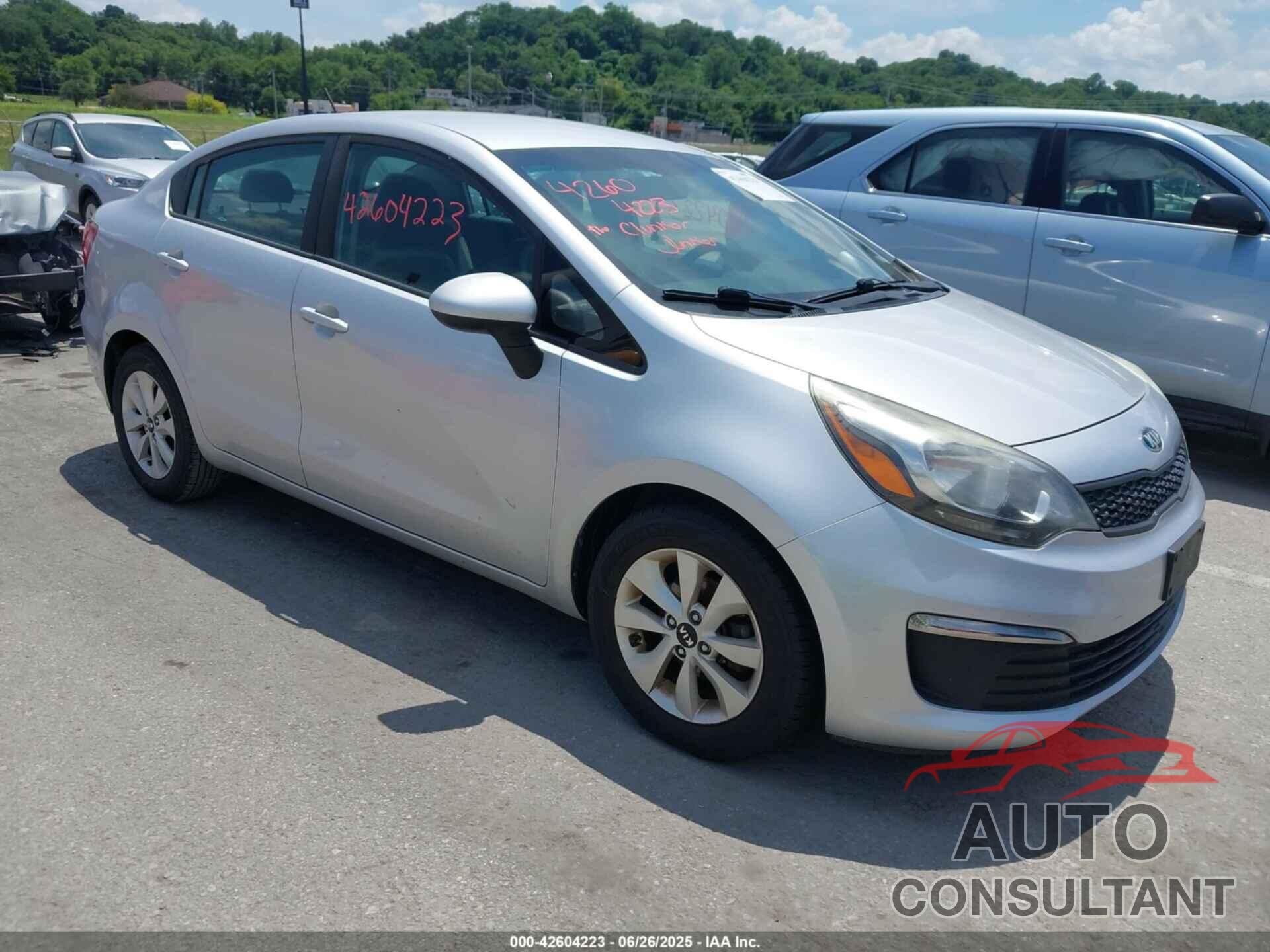 KIA RIO 2017 - KNADM4A38H6063522