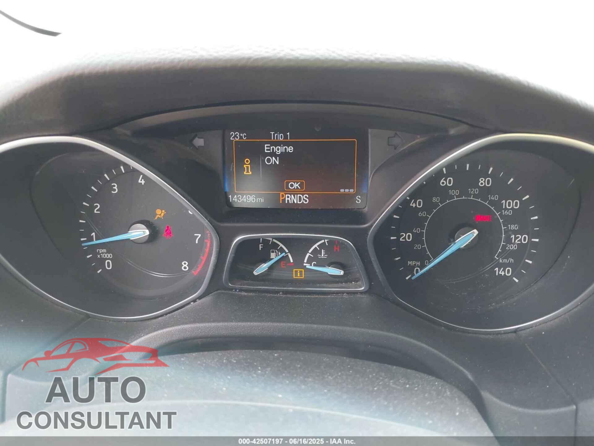 FORD FOCUS 2015 - 1FADP3F20FL269846
