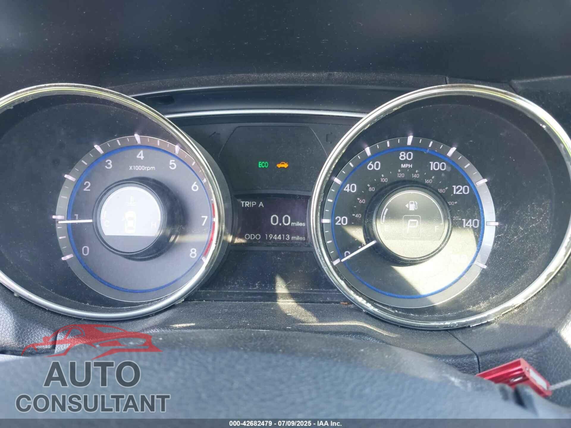 HYUNDAI SONATA 2012 - 5NPEC4AB5CH403337