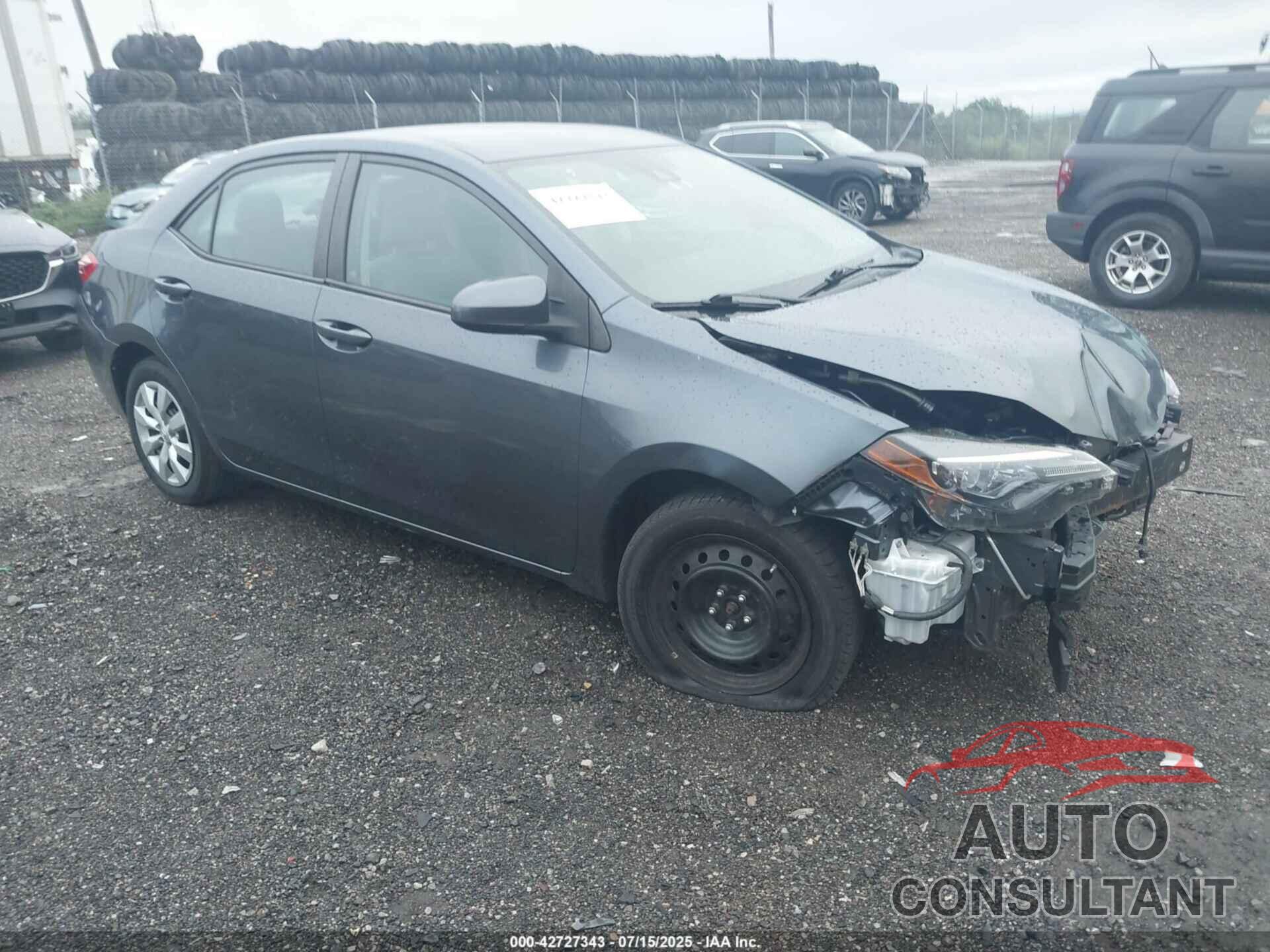 TOYOTA COROLLA 2017 - 2T1BURHE6HC938586
