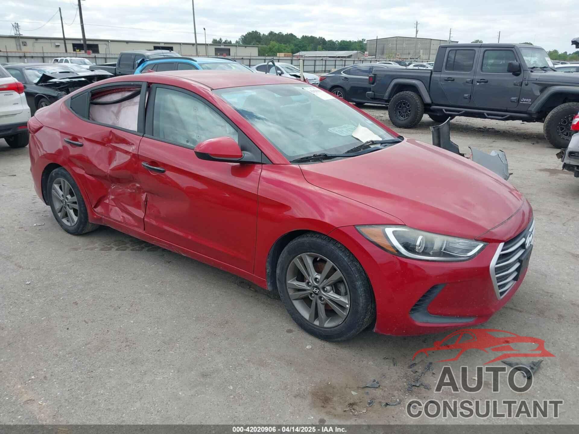 HYUNDAI ELANTRA 2018 - 5NPD84LF6JH298849