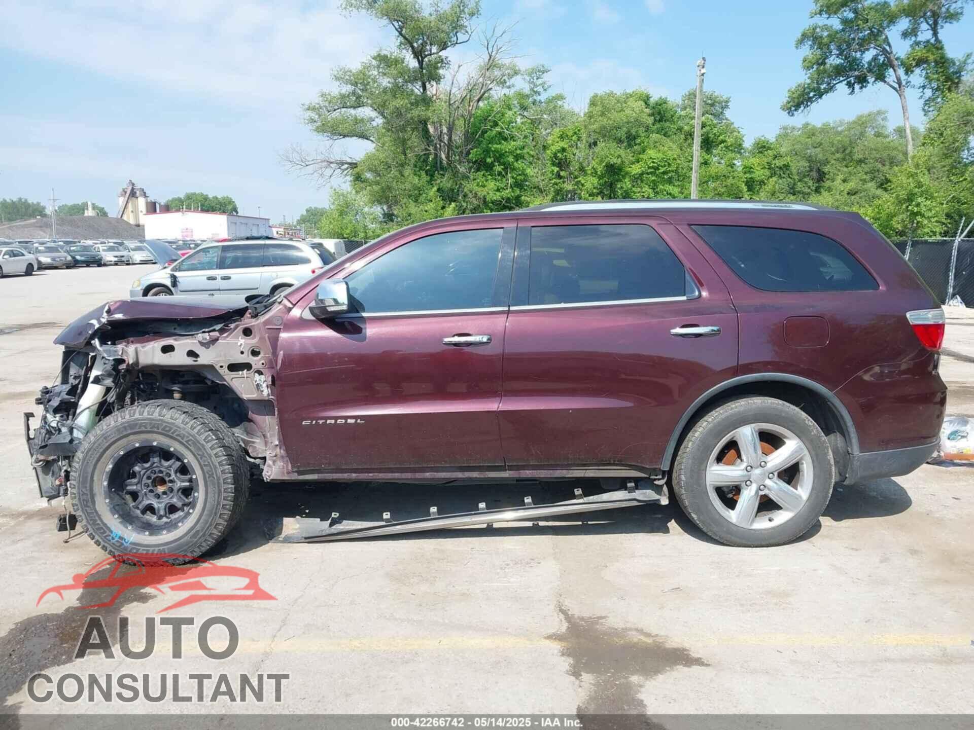 DODGE DURANGO 2012 - 1C4SDHET1CC275636
