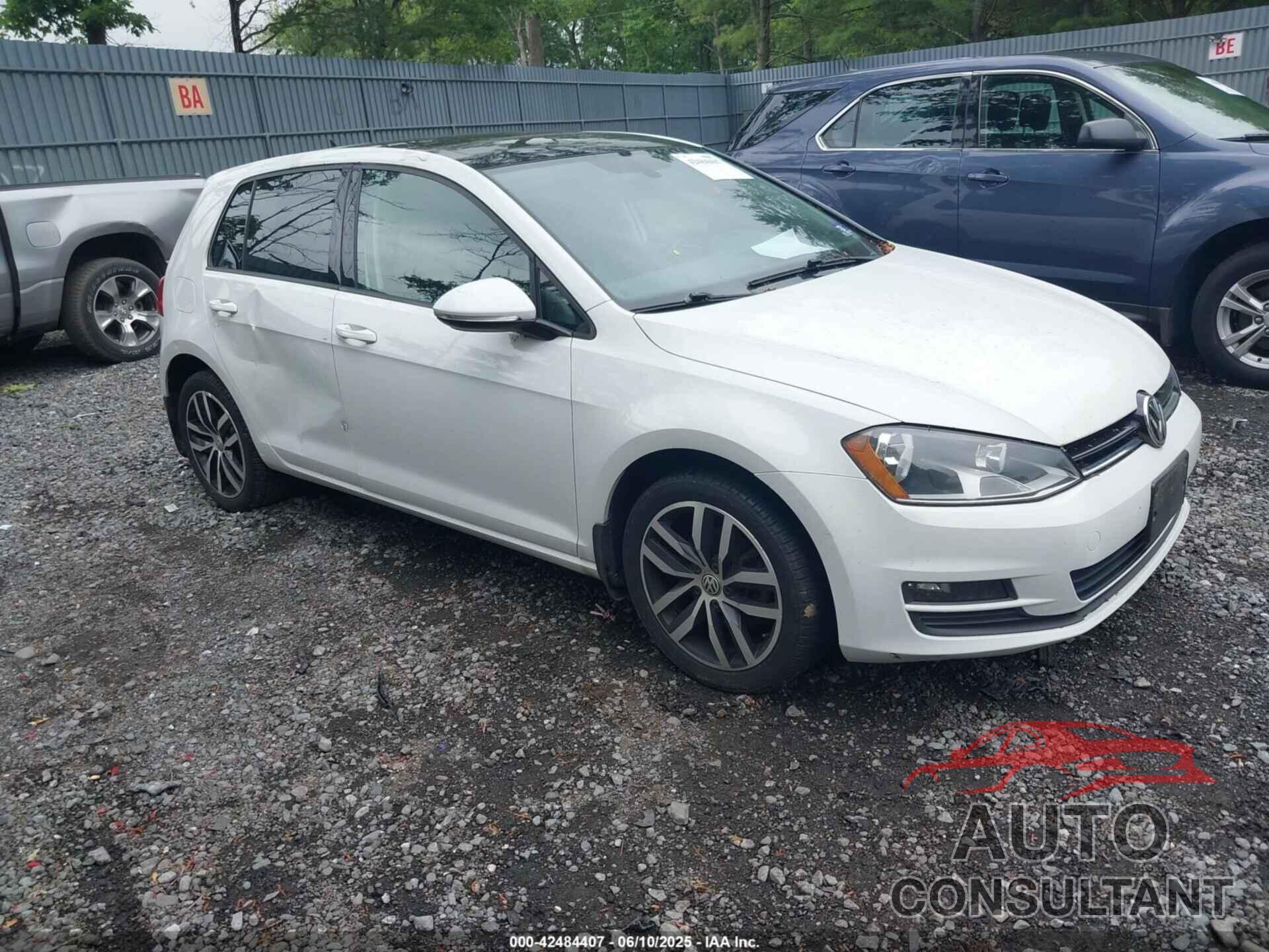 VOLKSWAGEN GOLF 2017 - 3VW217AU4HM039714