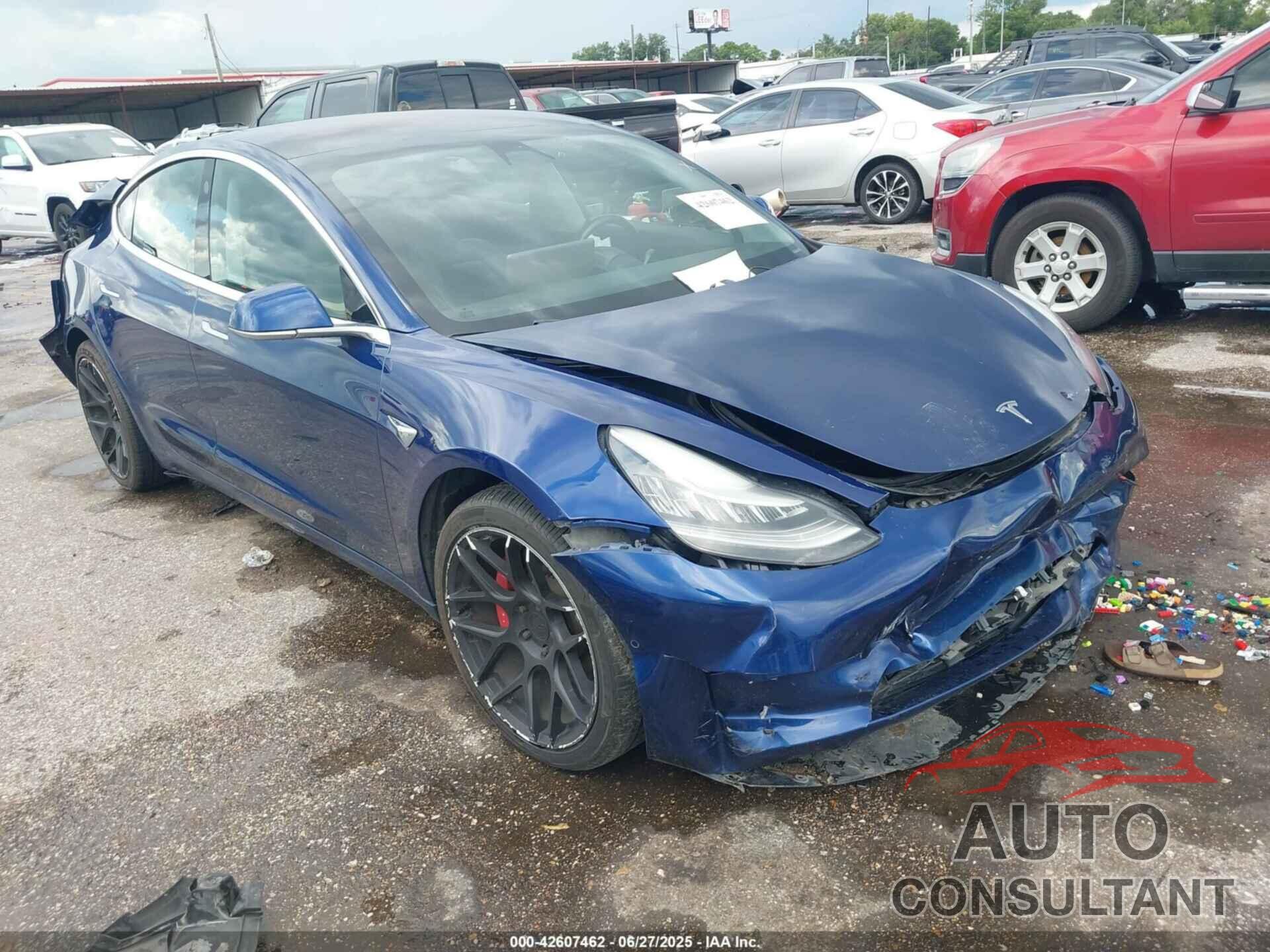 TESLA MODEL 3 2019 - 5YJ3E1EBXKF214027
