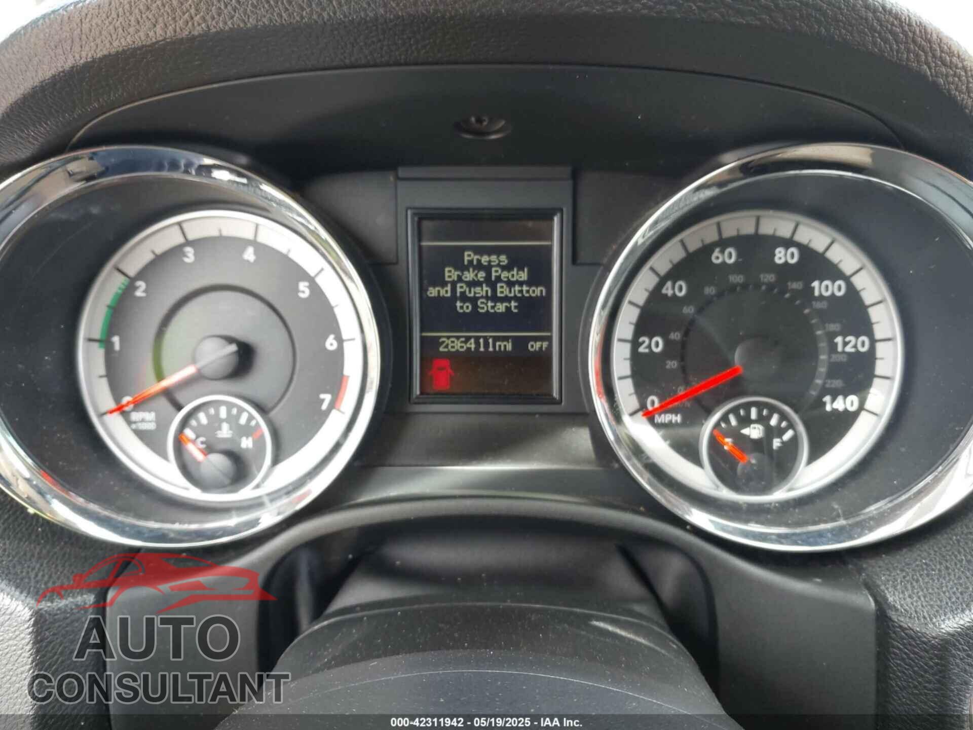 DODGE DURANGO 2013 - 1C4RDHEG7DC562546