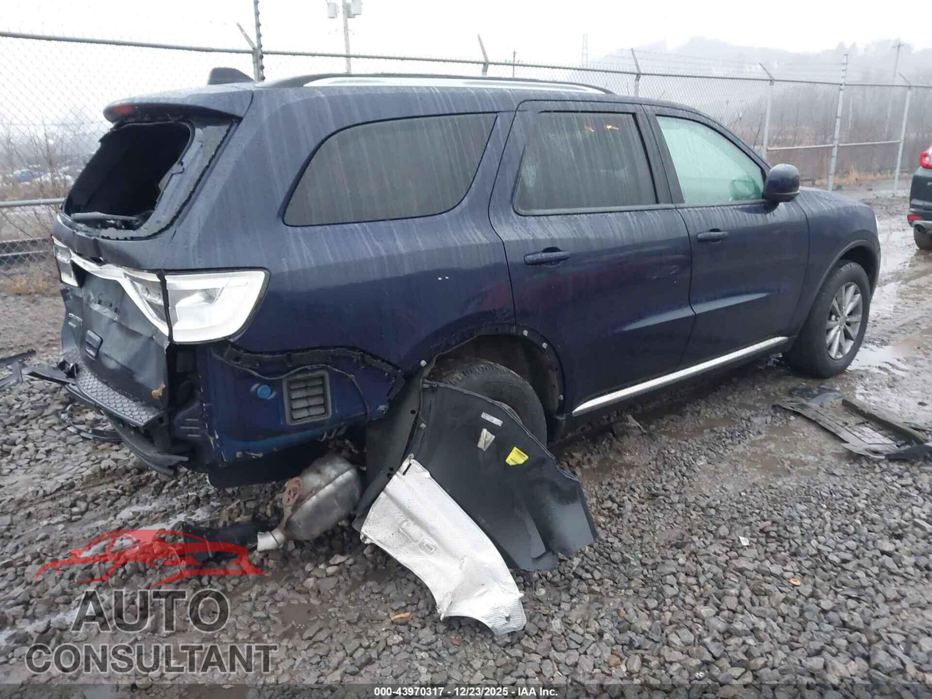 DODGE DURANGO 2017 - 1C4RDJAG3HC871417