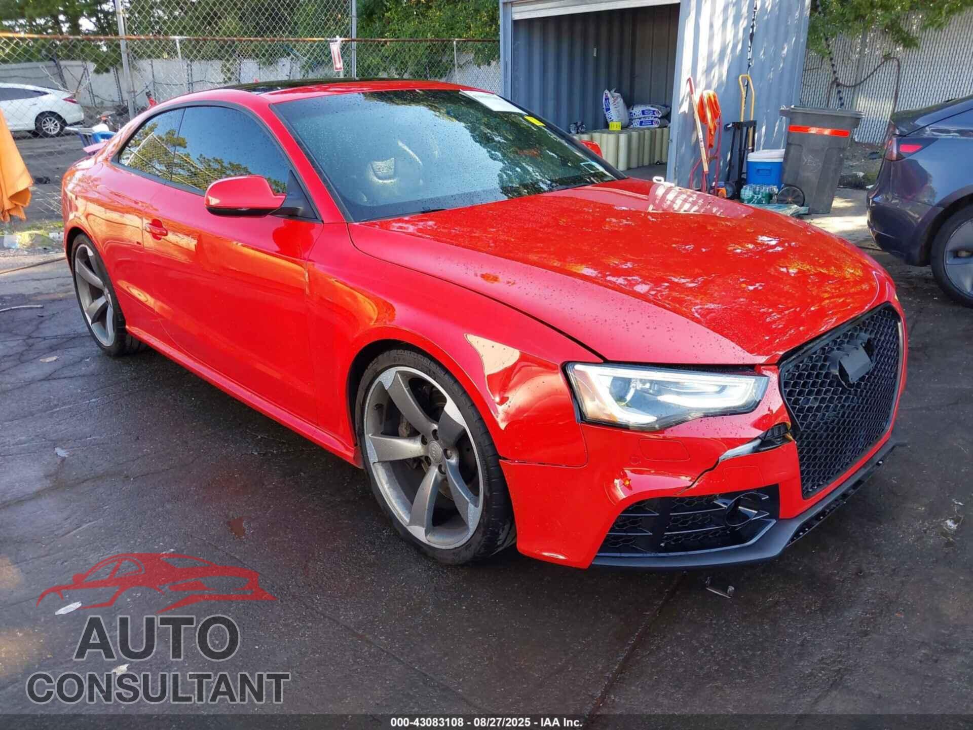 AUDI RS 5 2013 - WUAC6AFR1DA900108