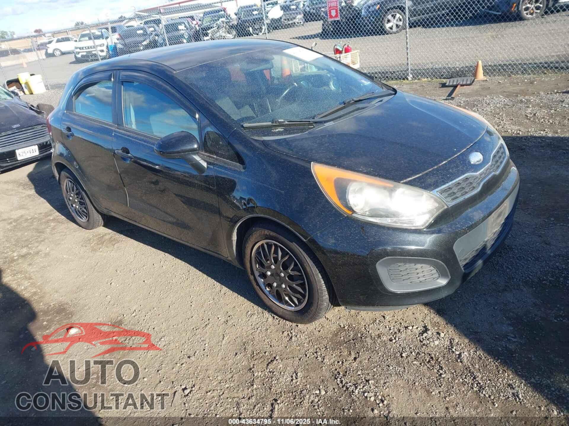 KIA RIO 2013 - KNADN5A31D6194076