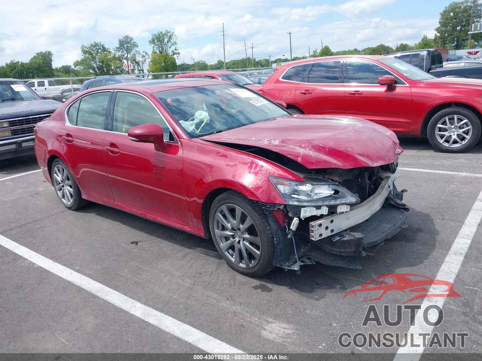 LEXUS GS 2013 - JTHBE1BL1D5013581