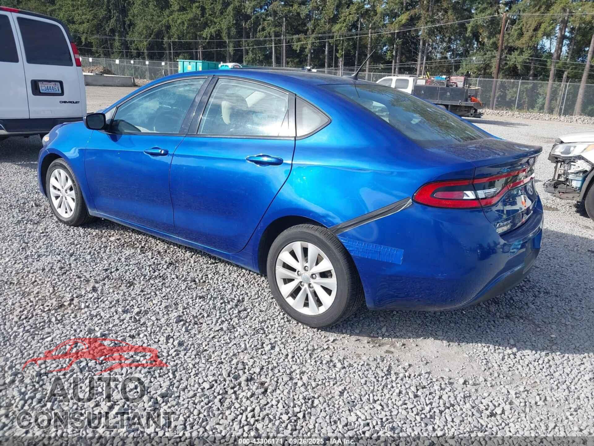 DODGE DART 2014 - 1C3CDFBB1ED862005