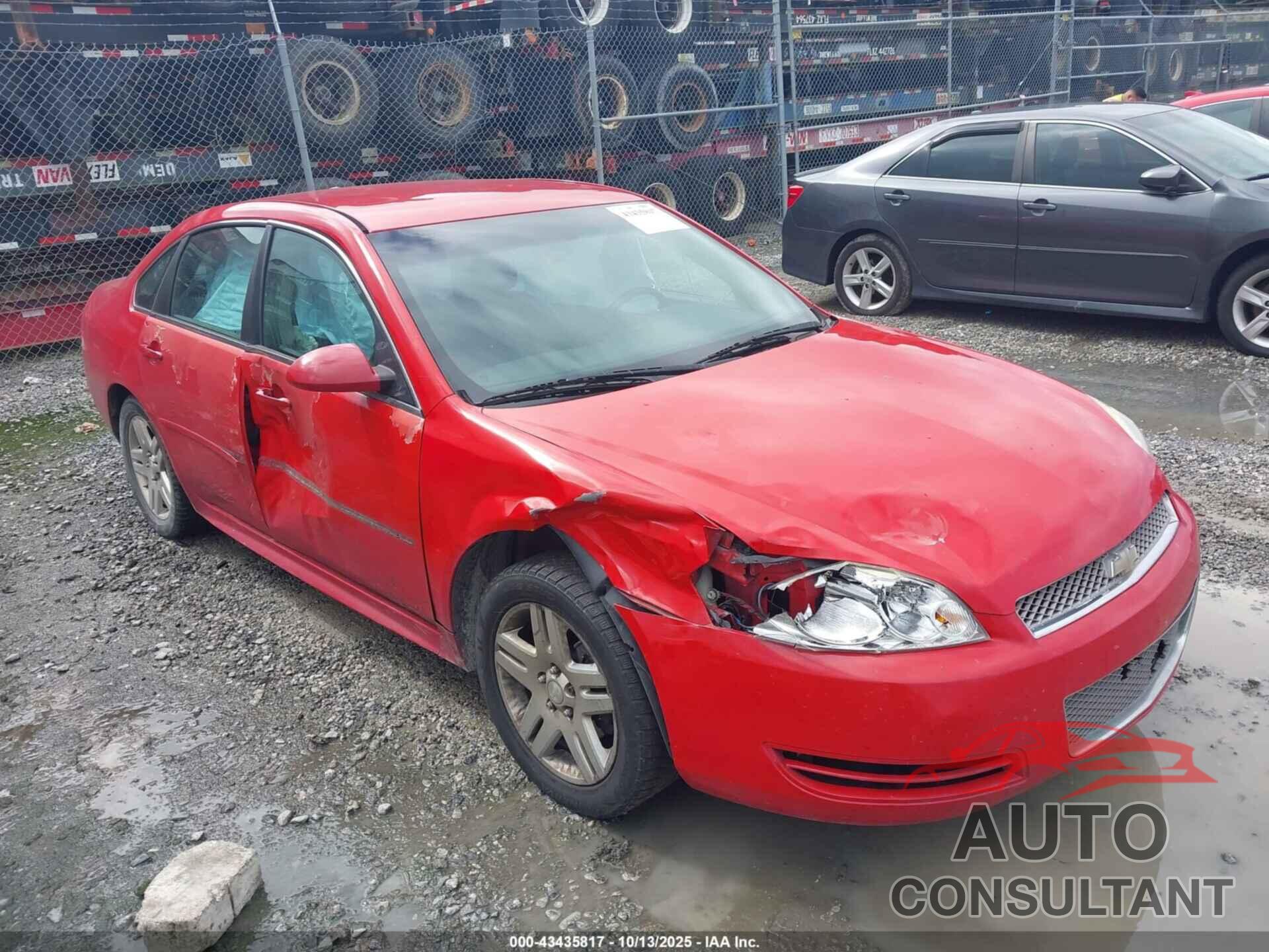CHEVROLET IMPALA 2013 - 2G1WG5E38D1220883
