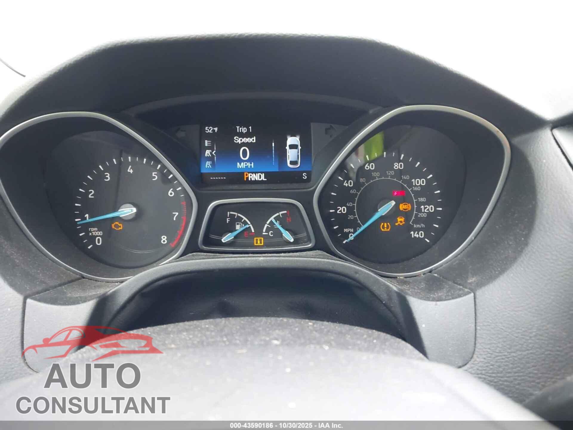 FORD FOCUS 2017 - 1FADP3F25HL243956