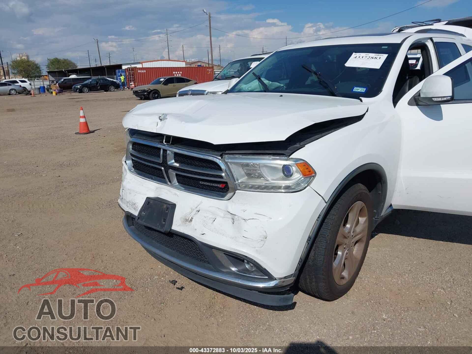 DODGE DURANGO 2015 - 1C4RDJDG9FC161494