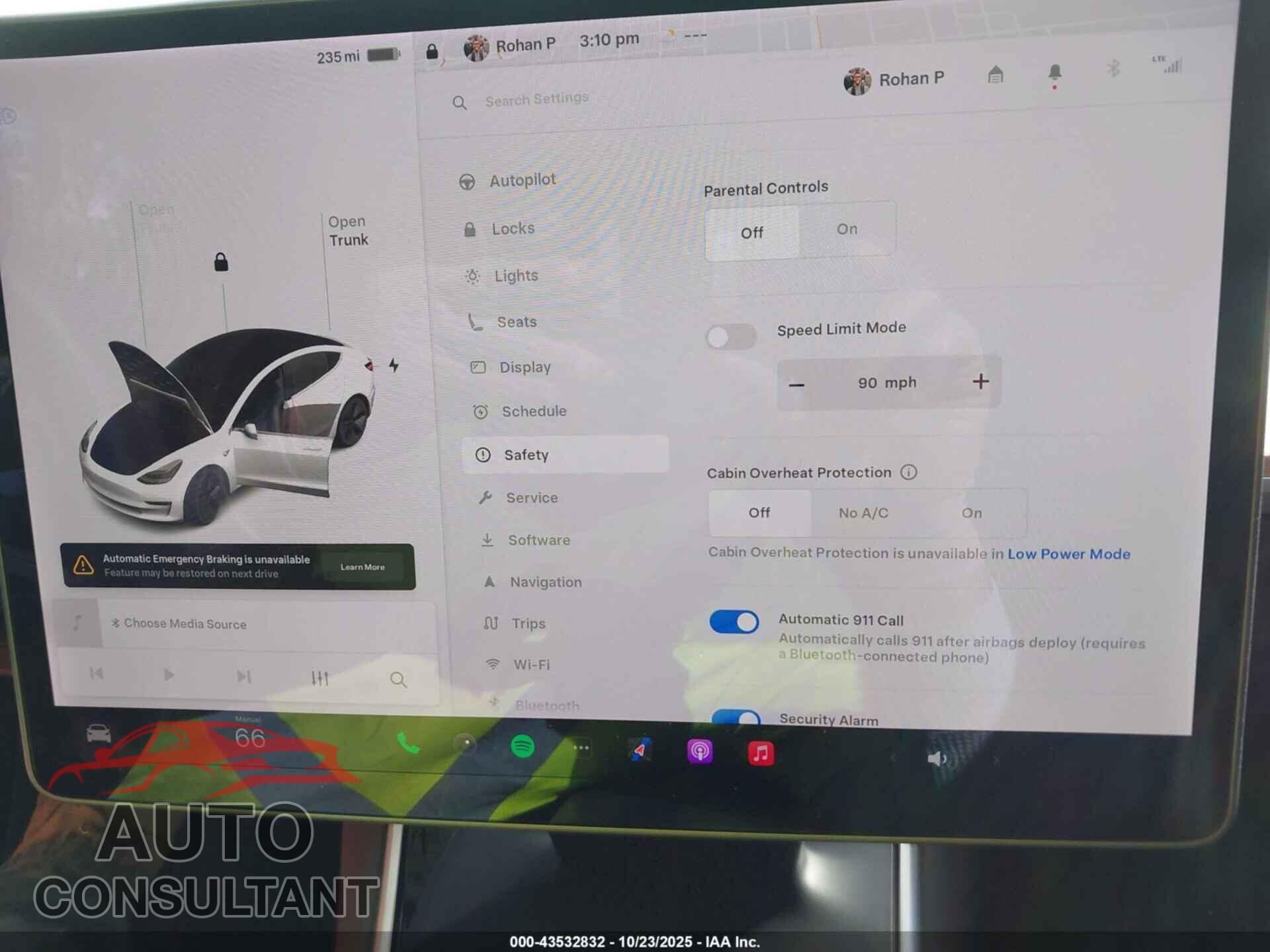 TESLA MODEL 3 2020 - 5YJ3E1EB7LF637410