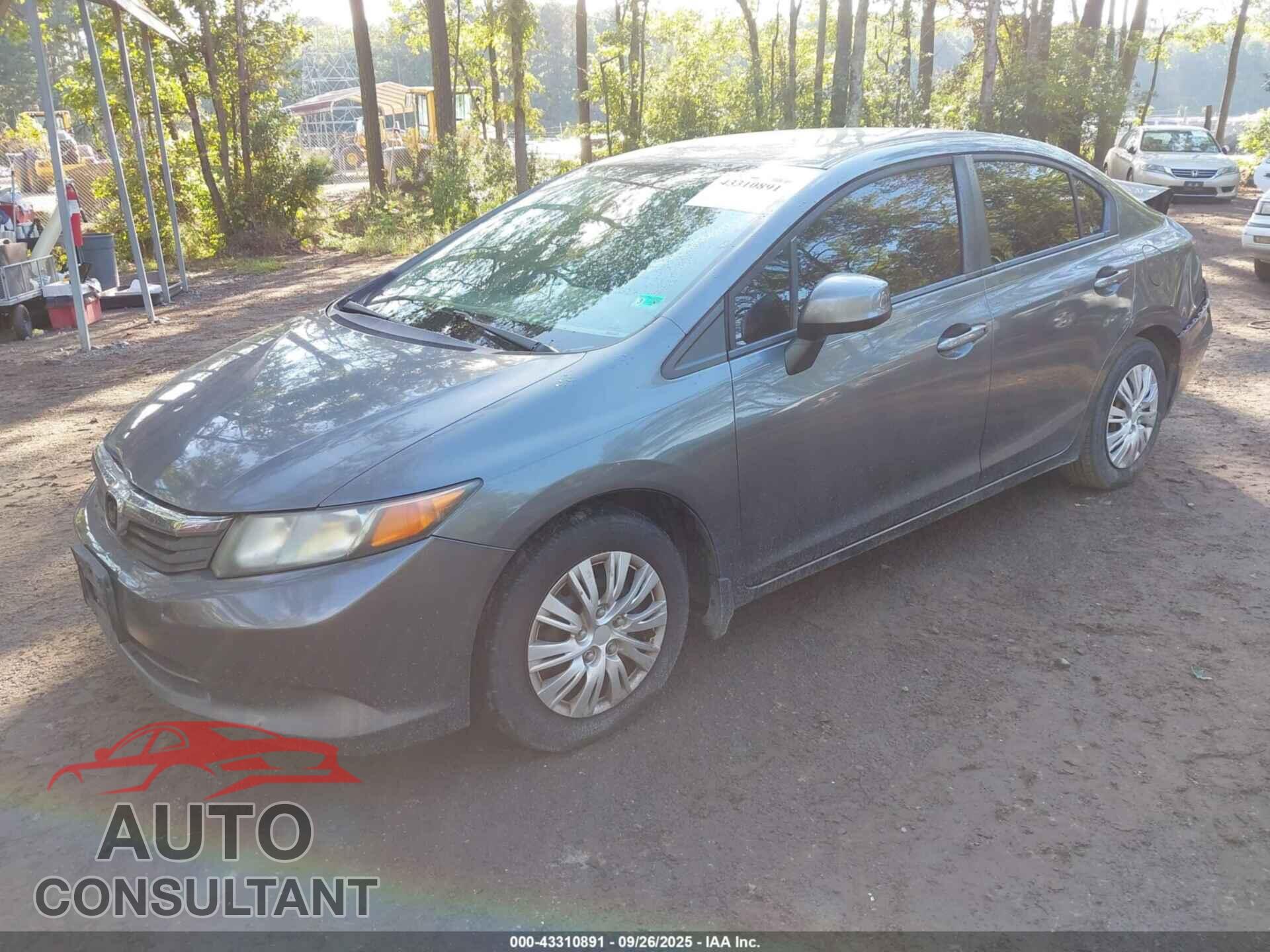 HONDA CIVIC 2012 - 19XFB2F5XCE092295