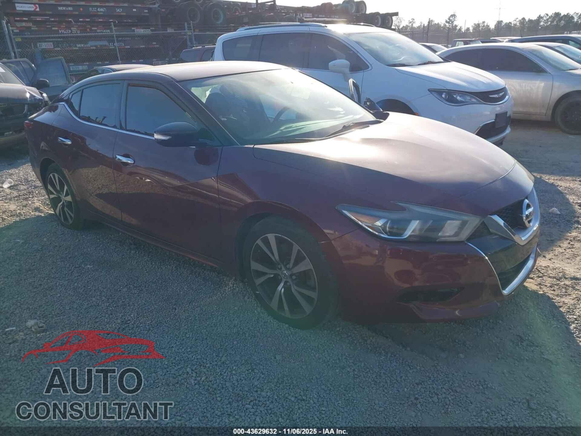 NISSAN MAXIMA 2017 - 1N4AA6AP1HC400357