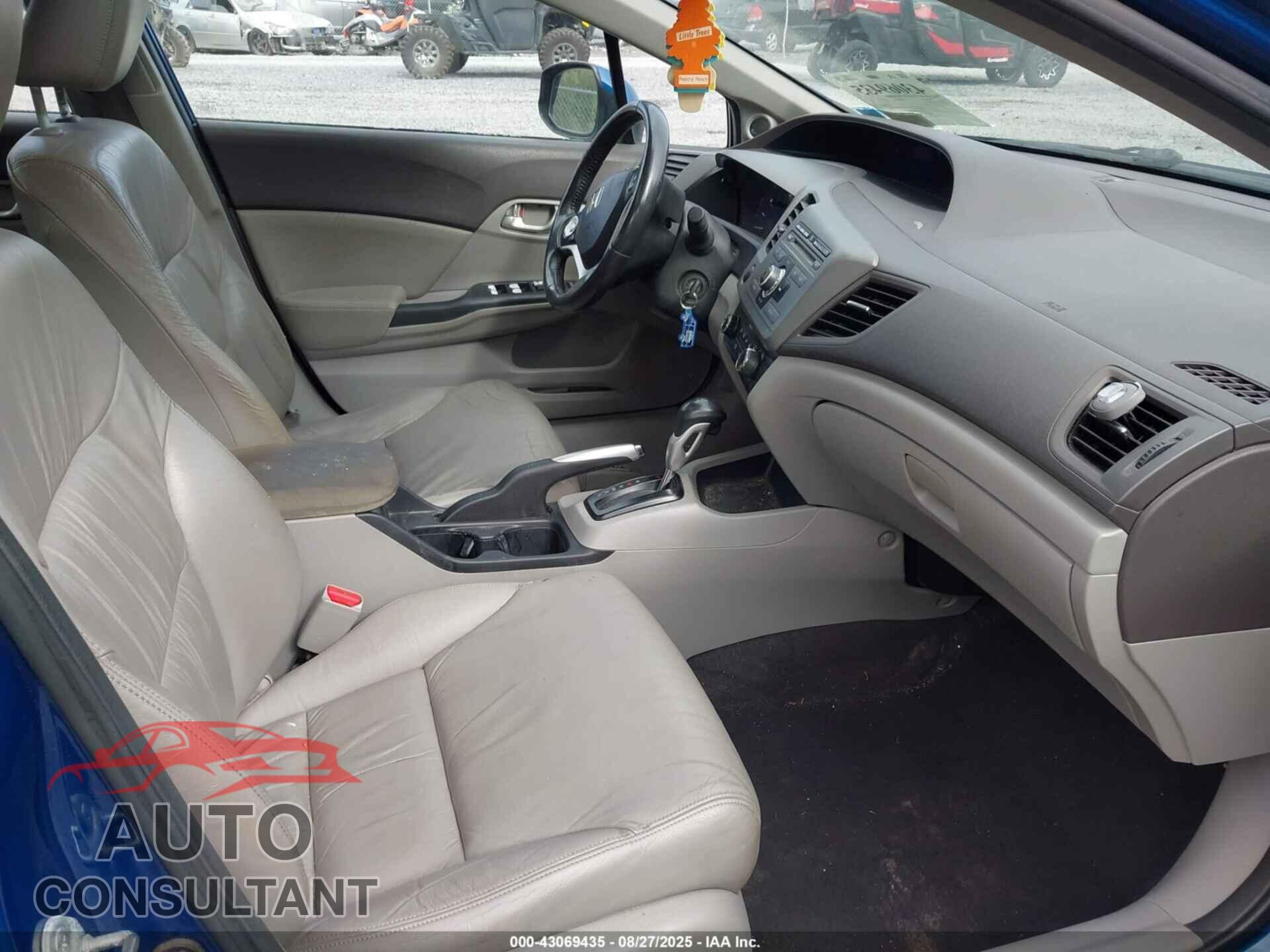 HONDA CIVIC 2012 - 19XFB2F95CE026997