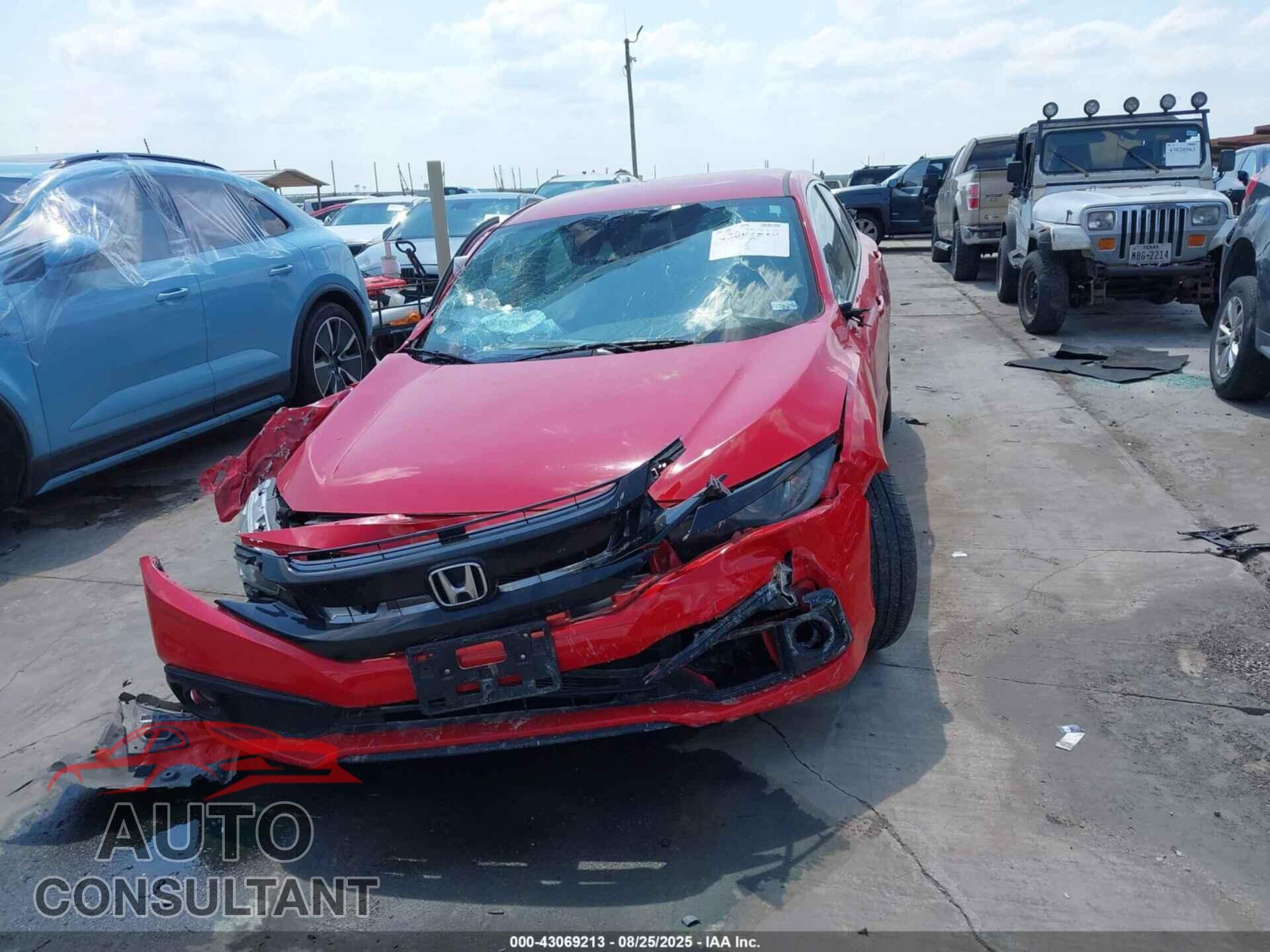 HONDA CIVIC 2019 - 2HGFC2F87KH524563