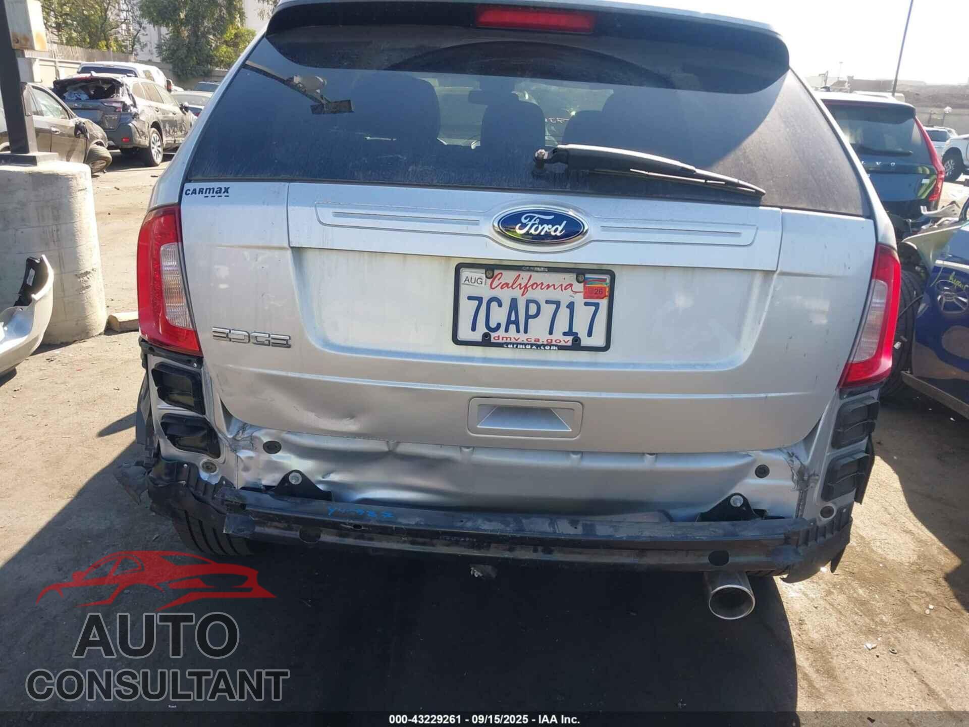 FORD EDGE 2013 - 2FMDK3GC3DBC70675
