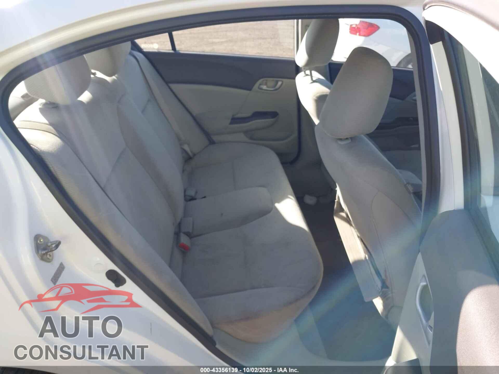 HONDA CIVIC 2012 - 2HGFB2F59CH305288