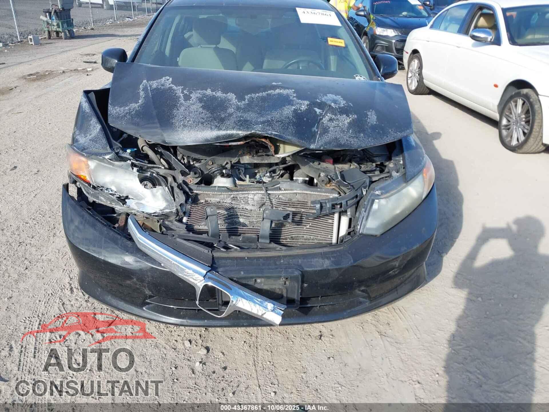 HONDA CIVIC 2012 - 2HGFB2F59CH571507