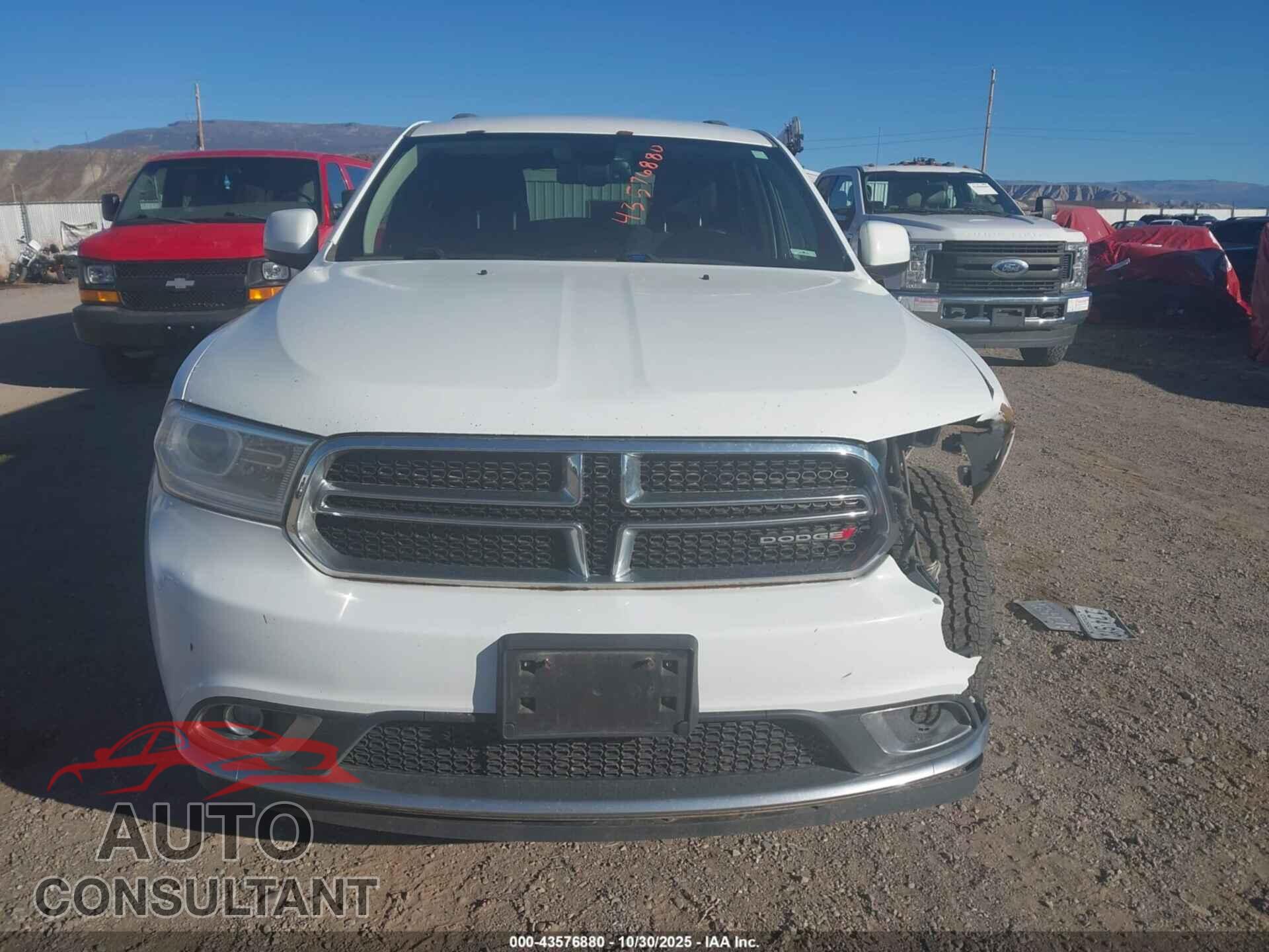 DODGE DURANGO 2014 - 1C4RDJAG9EC592260
