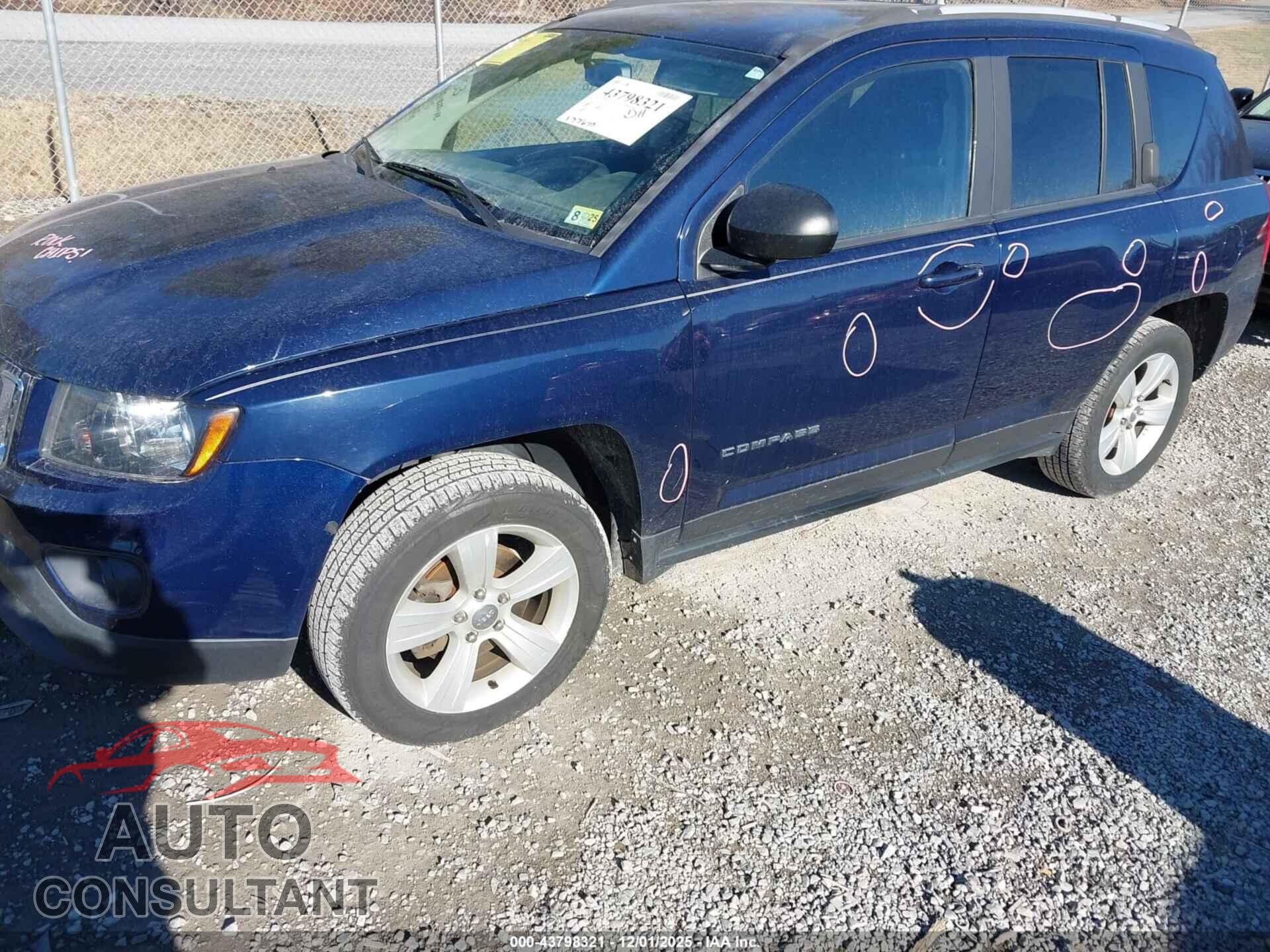 JEEP COMPASS 2017 - 1C4NJDBB8HD142917