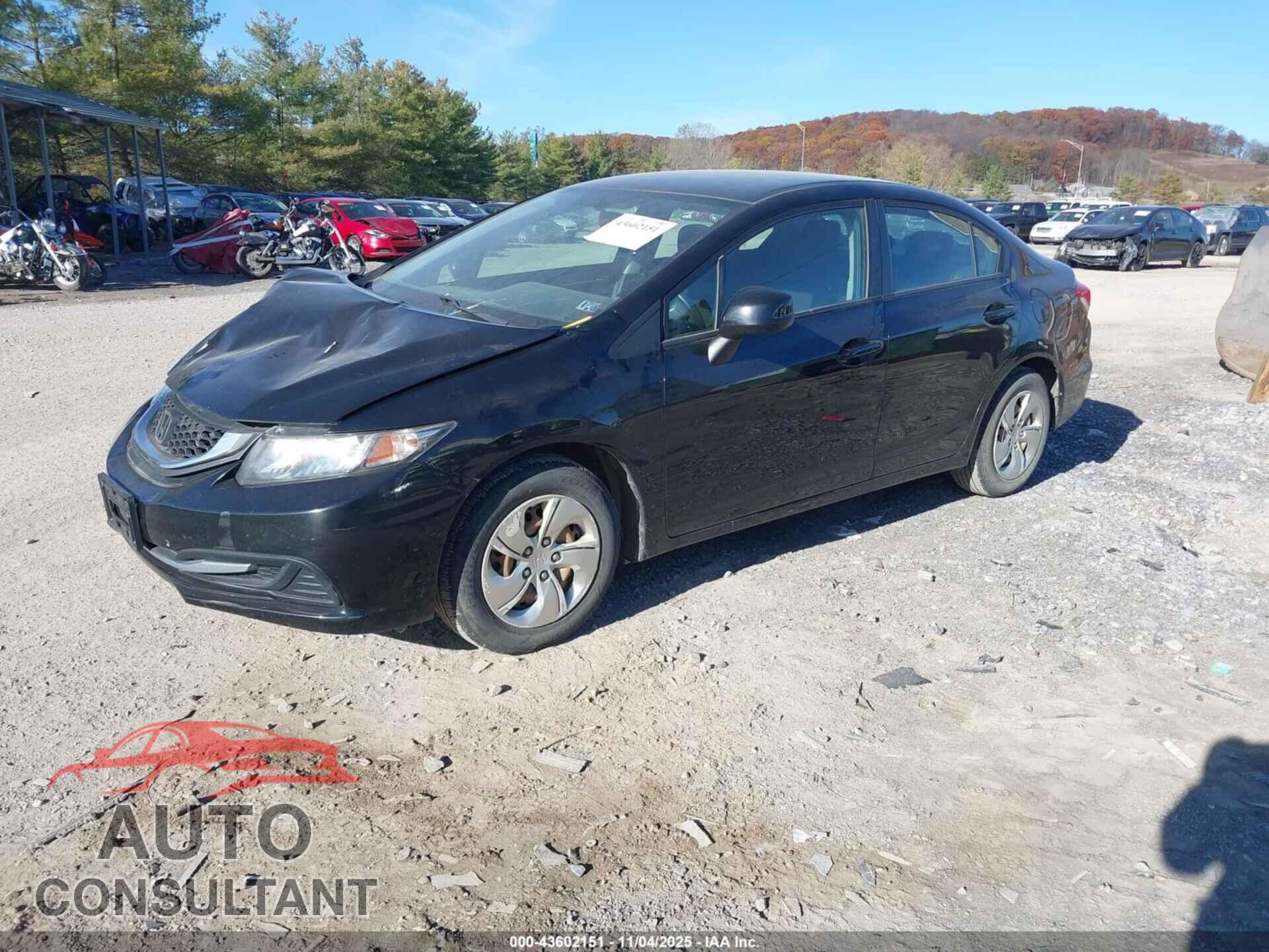 HONDA CIVIC 2013 - 19XFB2F51DE001738