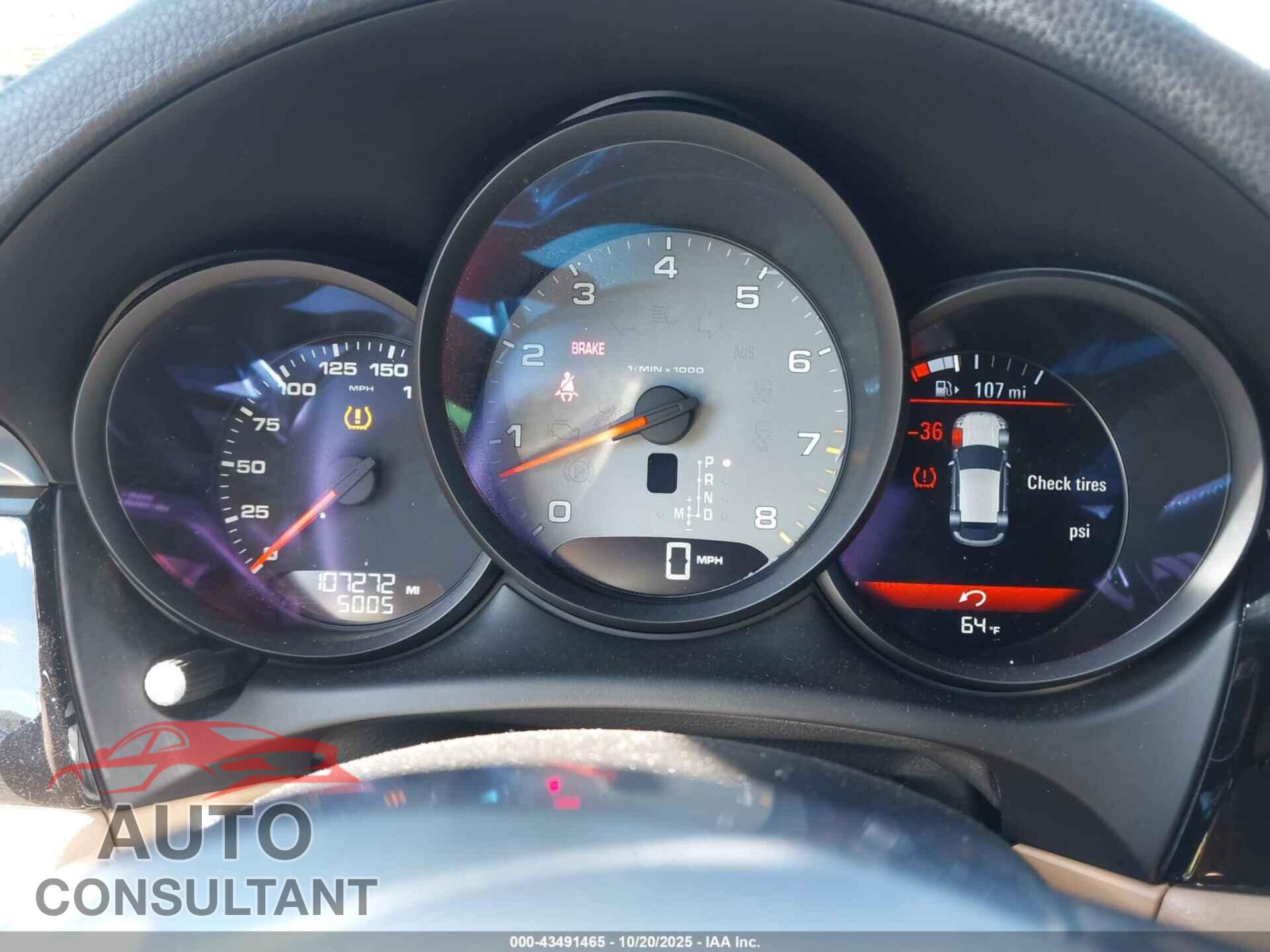 PORSCHE MACAN 2017 - WP1AB2A50HLB12763