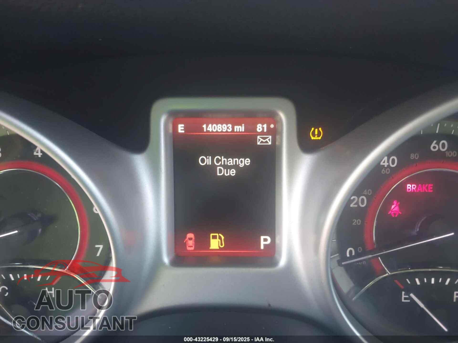 DODGE JOURNEY 2016 - 3C4PDCAB4GT104525
