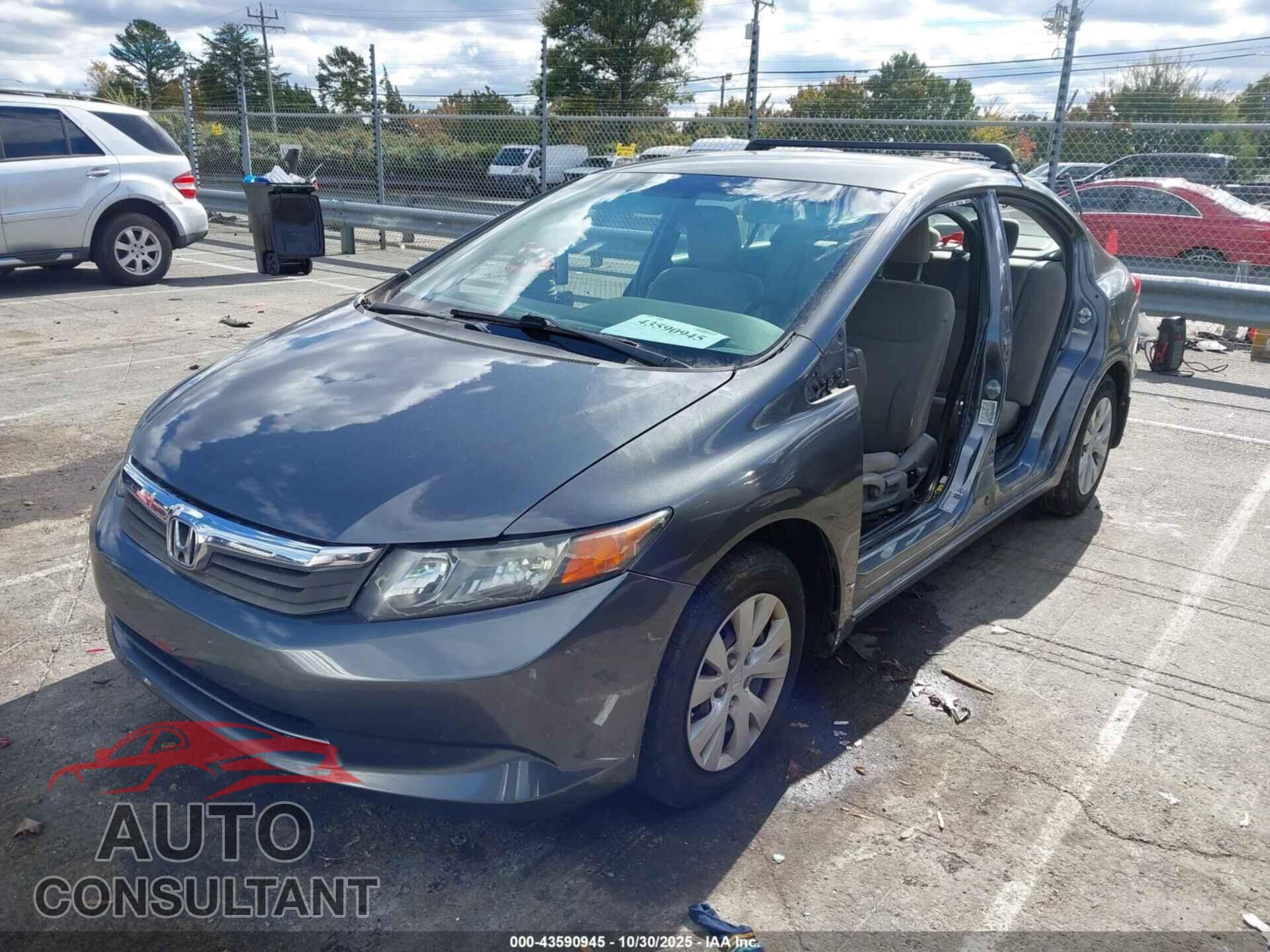 HONDA CIVIC 2012 - 19XFB2F52CE054379
