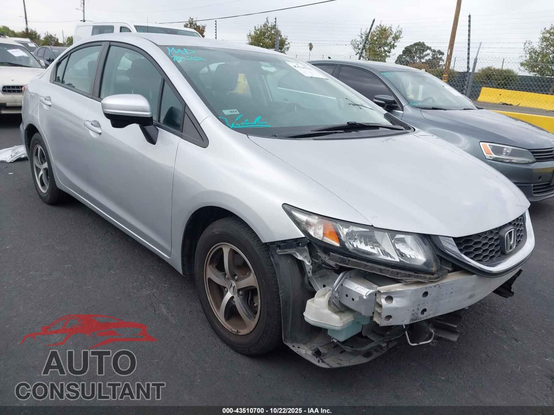 HONDA CIVIC 2015 - 19XFB2F72FE088781